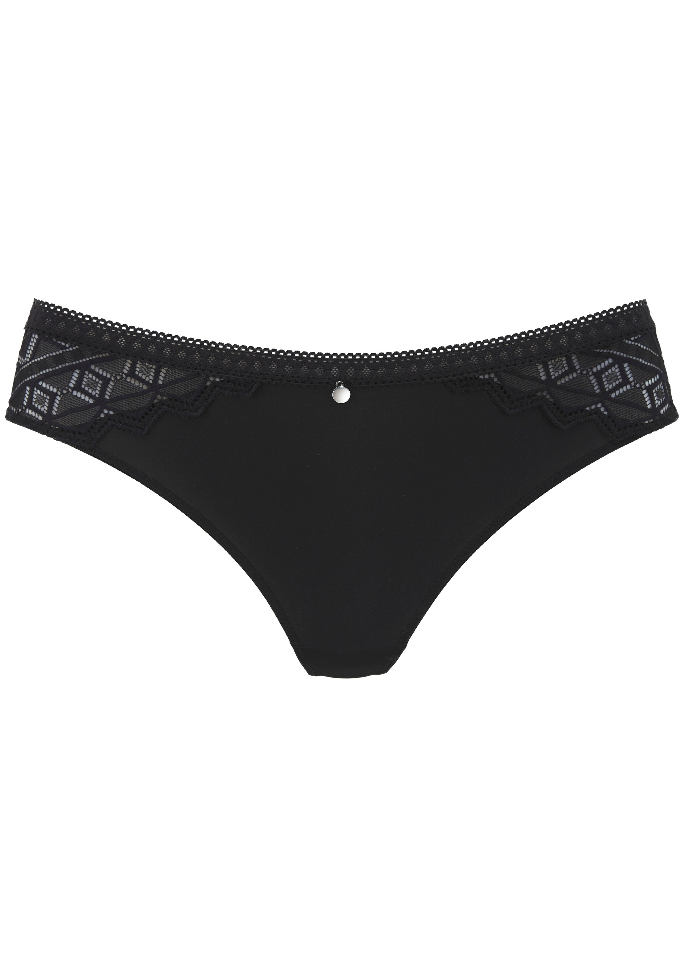 s.Oliver "Romane" mit graphischer Spitze in transparenter Optik günstig online kaufen