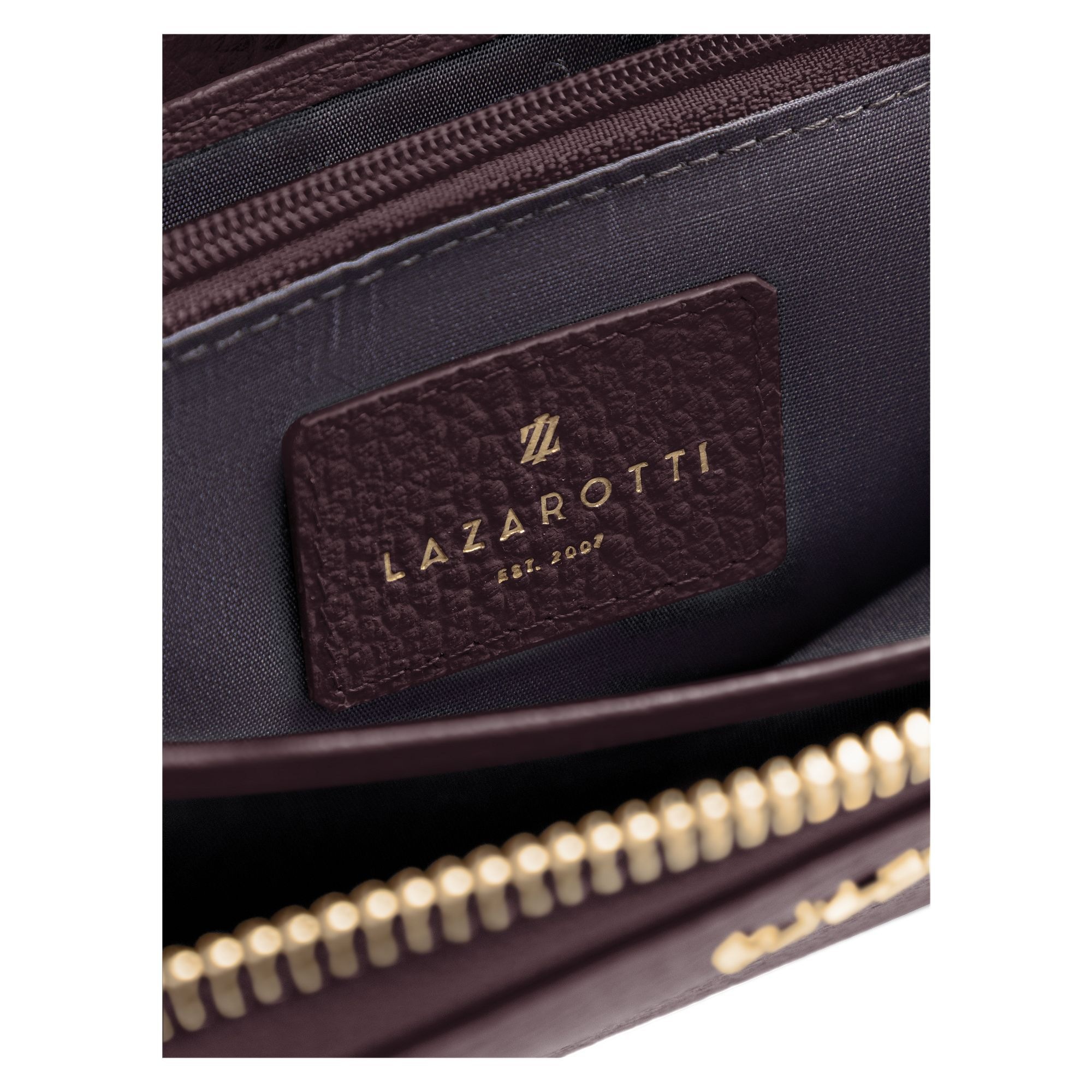 Lazarotti Geldbörse »Bologna Leather XL Zip-Around Geldbörse Leder 19 cm«