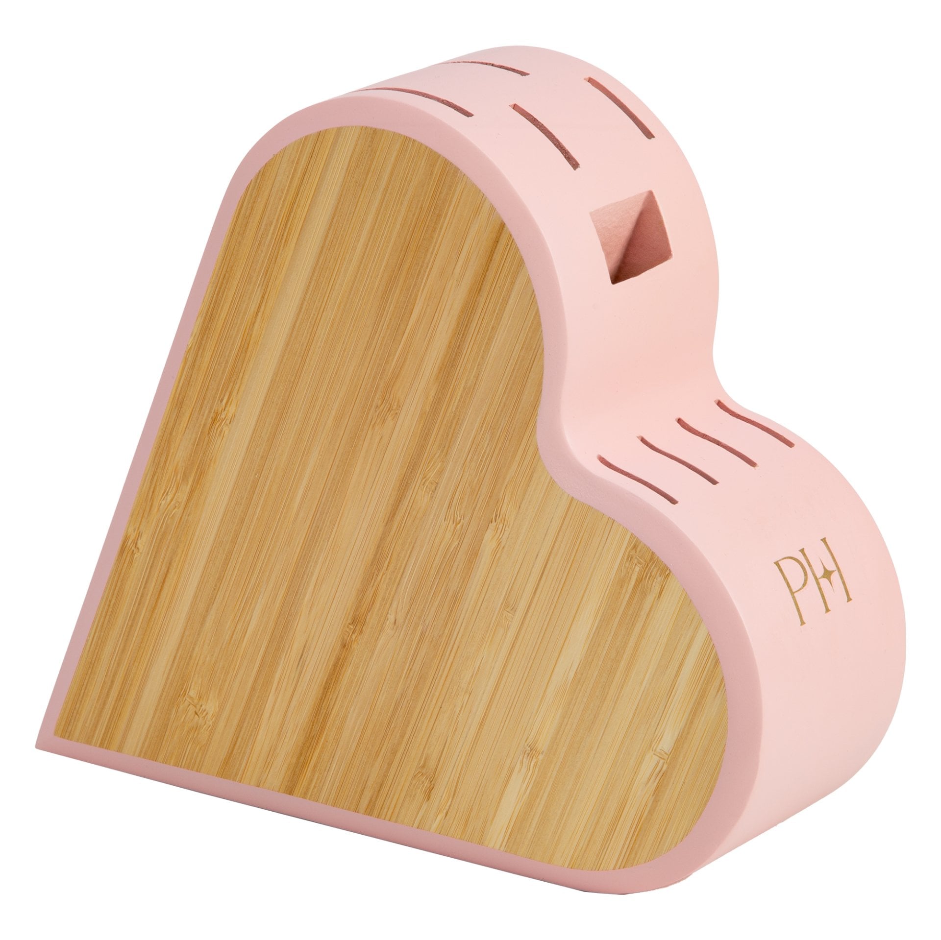 Paris Hilton Messerblock-Set »Paris Hilton«, Messerblock in Herzform«, 10 tlg., mit Küchenmesser, Kochmesser, Steakmesser und Schälmesser