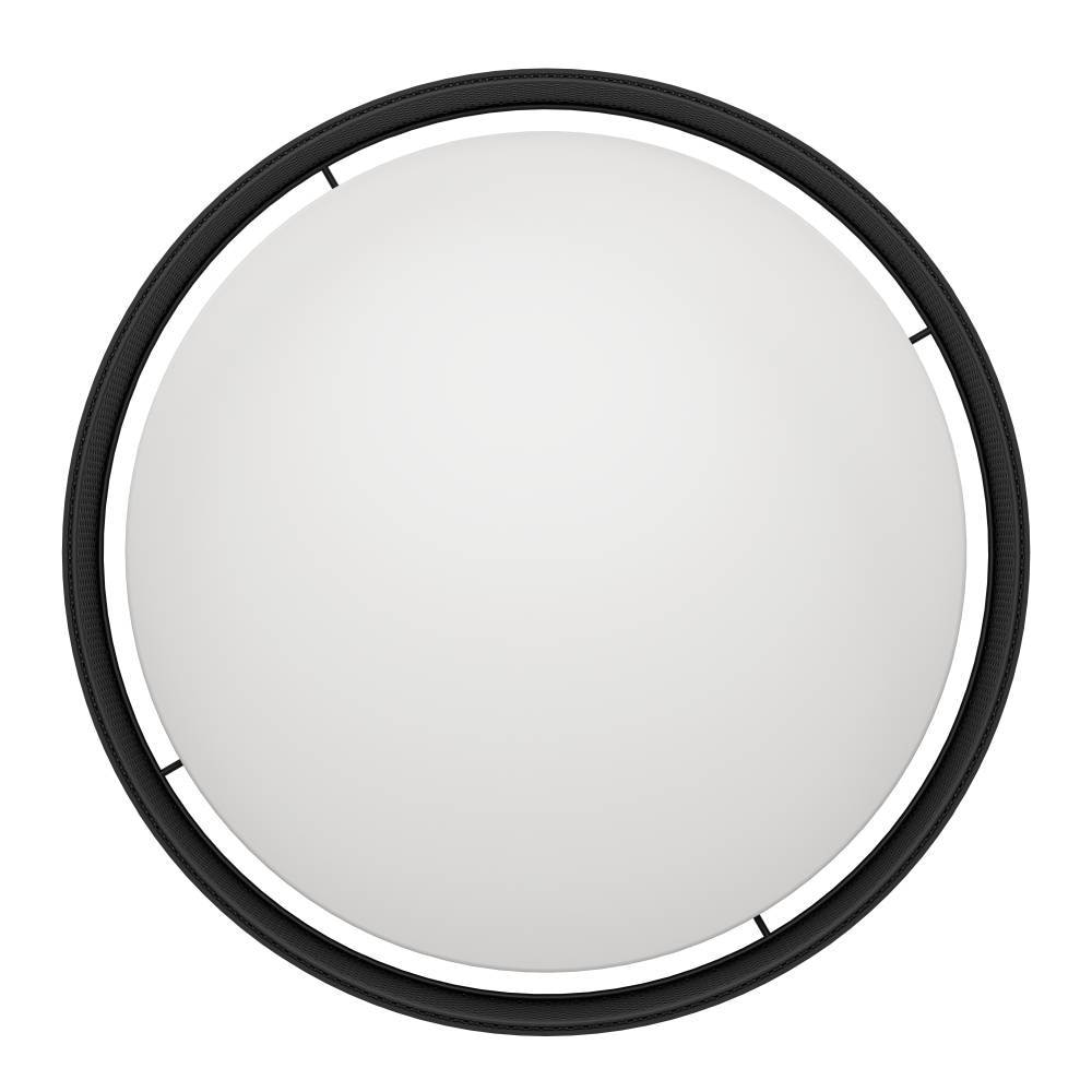 EGLO Deckenleuchte »LUPPINERIA«, 1 flammig, Leuchtmittel LED-Modul | LED fest integriert, Deckenleuchte, Metall in Schwarz und Kunststoff in Weiß, Ø 38,5 cm