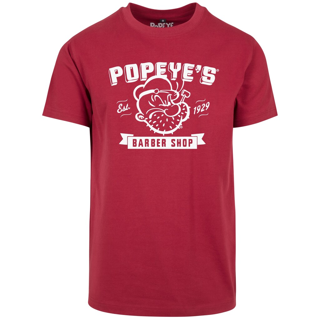 Merchcode T-Shirt »Merchcode Herren Popeye Barber Shop Tee«, (1 tlg.)