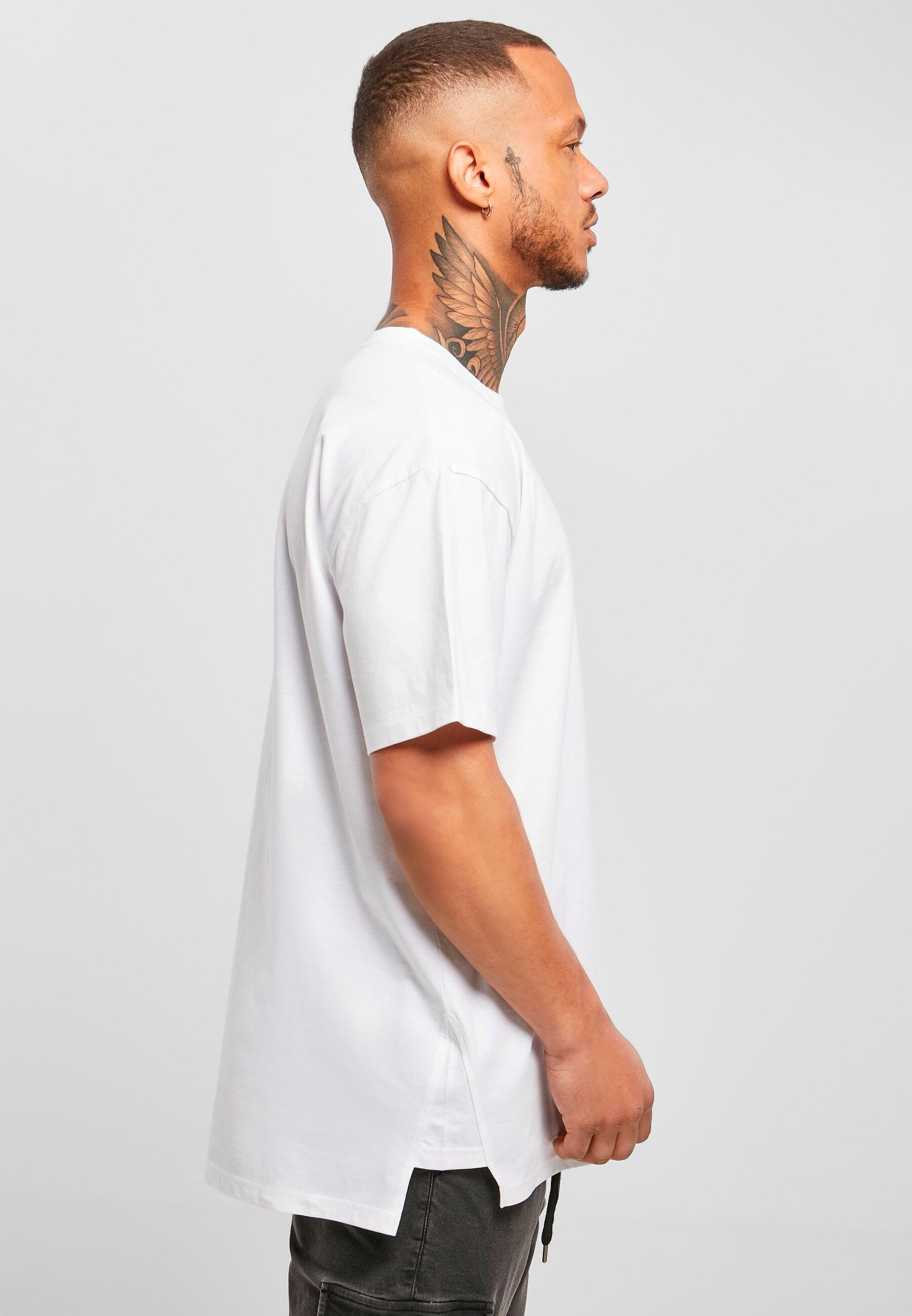 URBAN CLASSICS T-Shirt »Urban Classics Herren Triangle Tee«, (1 tlg.)