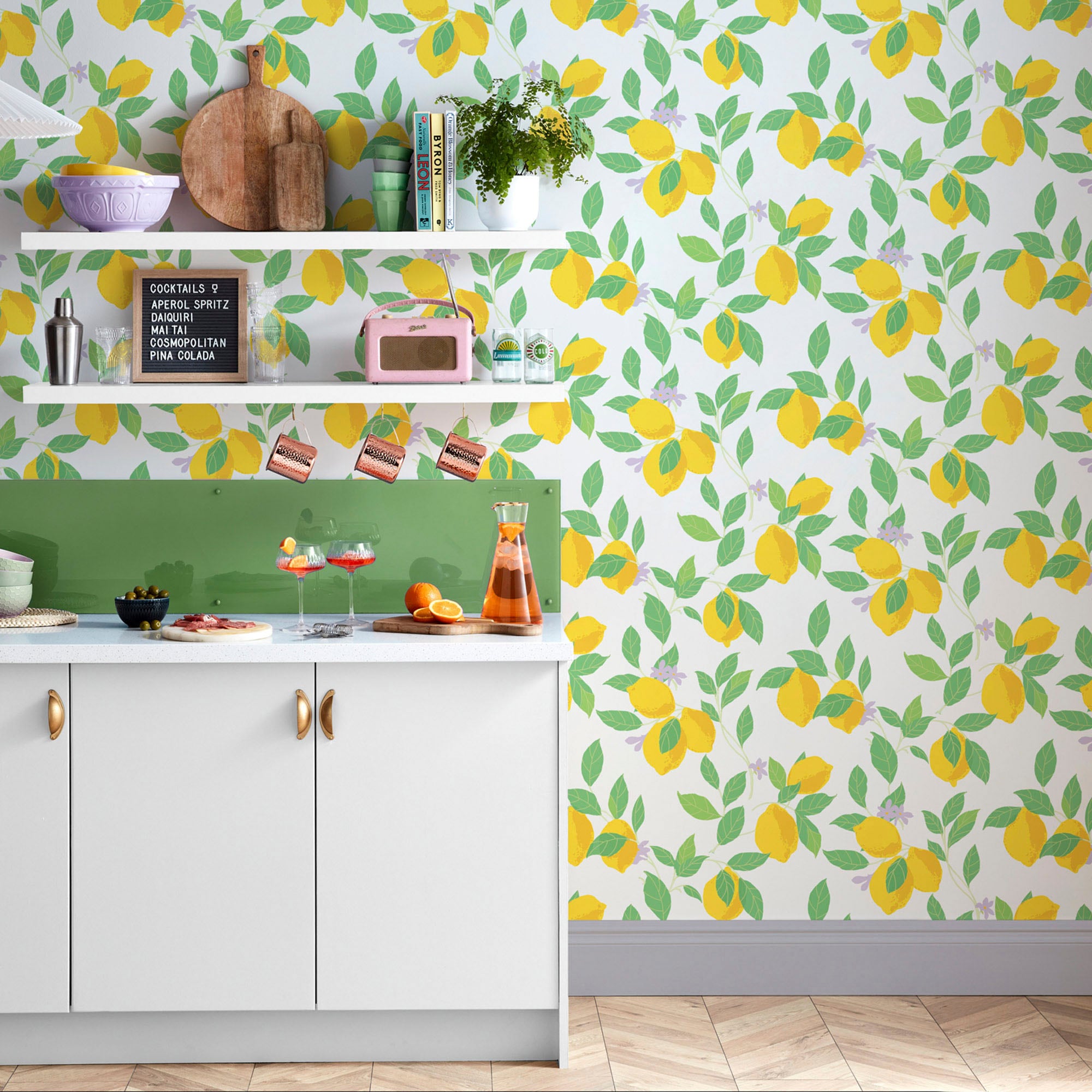 Envy Vliestapete "Feeling Fruity Fresh And Blush" Gemustert Glatt Gemustert, Fsc Zertifiziert, Mit Lebhaftem Druck, 10 Meter Länge