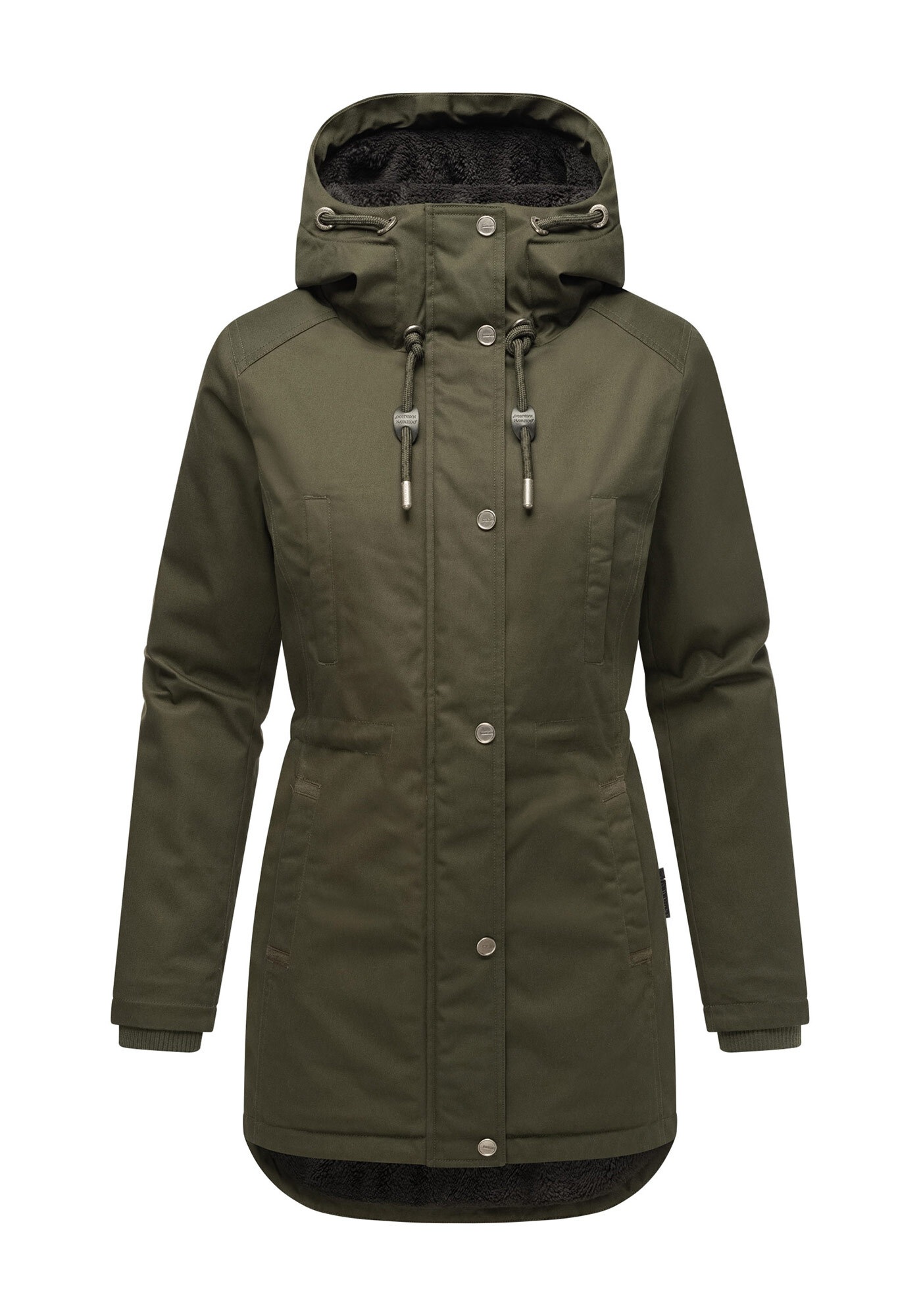 Navahoo Winterjacke »Winterfunke«, Designer Winterjacke mit Teddyfell gefüttert