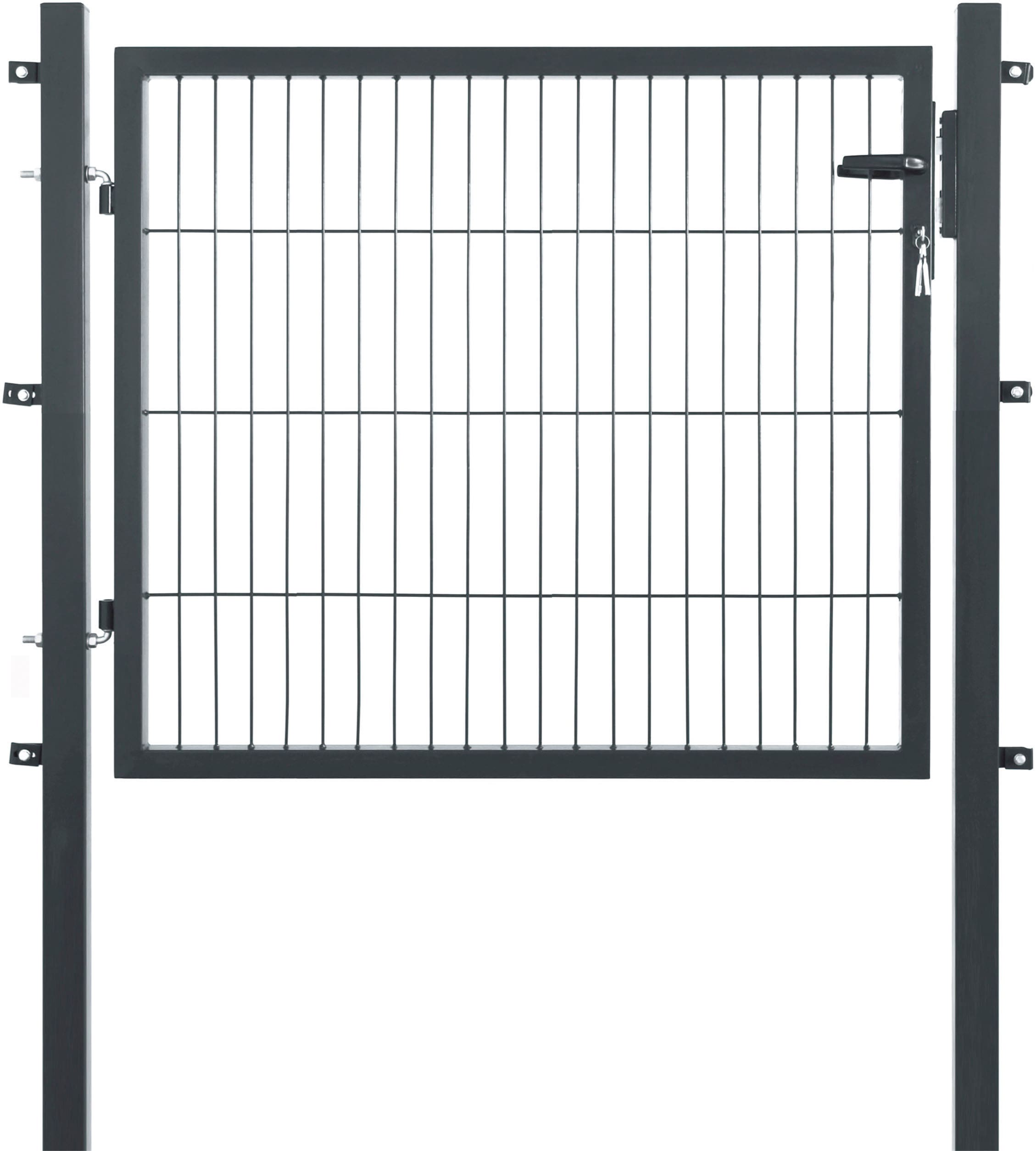 GARDEN N MORE Zauneinzeltür "Einzeltor Premium" 83 cm hoch, anthrazit günstig online kaufen