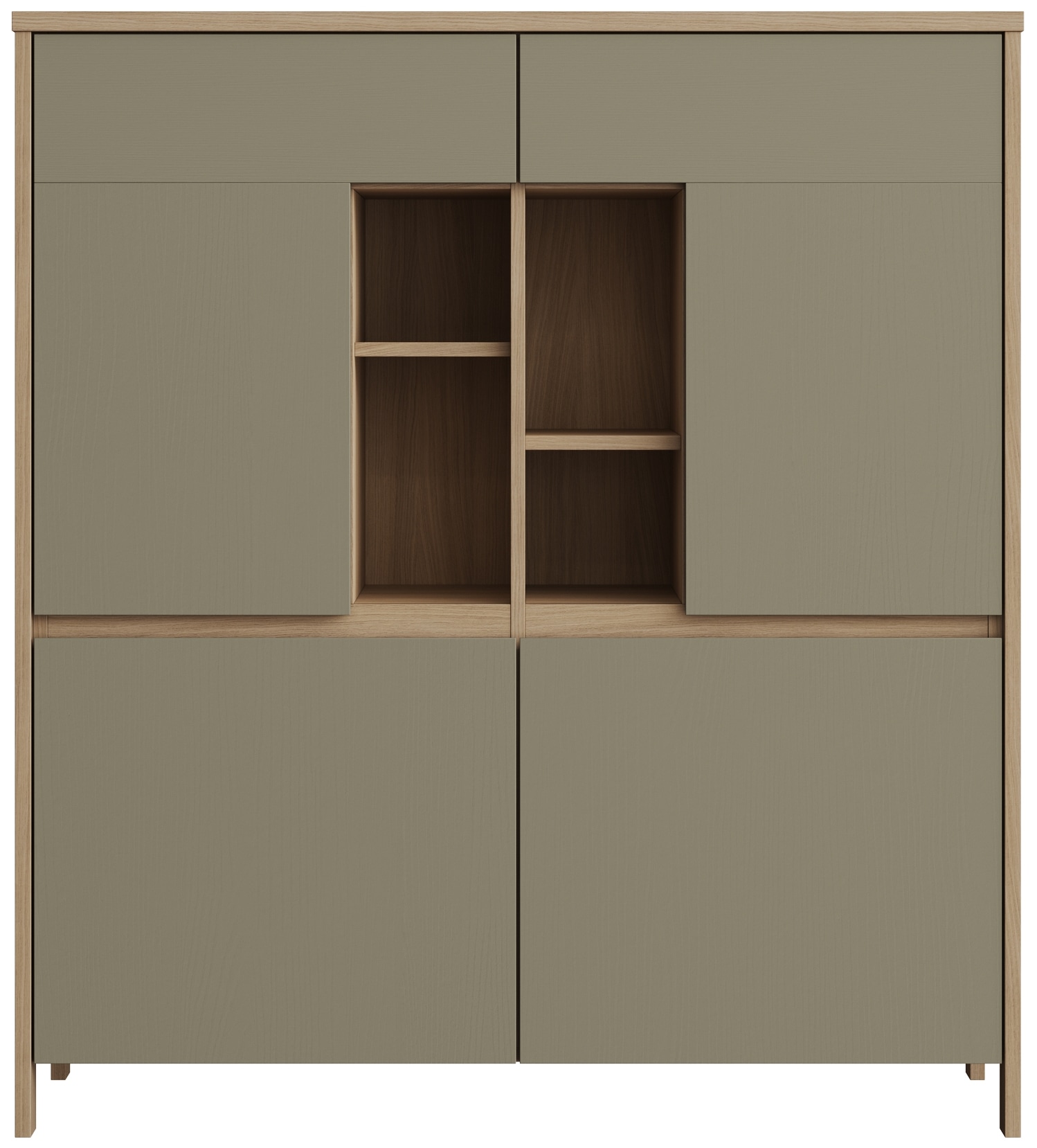 Home affaire Highboard »Stranda, moderner Schrank, Stauraumelement im Scandic-Style«, elegante Rahmenoptik, ausreichend Stauraum, vielseitig einsetzbar