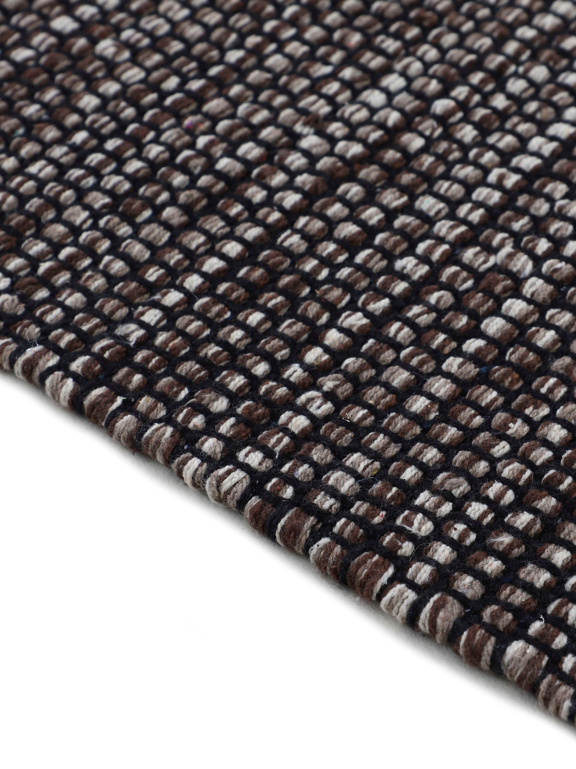 Teppich CARPETFINE "Kelim Mia, auch als Läufer erhältlich", braun, B:80cm H:6mm L:300cm, Baumwolle, Teppiche, Teppich, handgewebt, Baumwolle, Wendeteppich, Fleckerl, Bordüre, Wohnzimmer 3