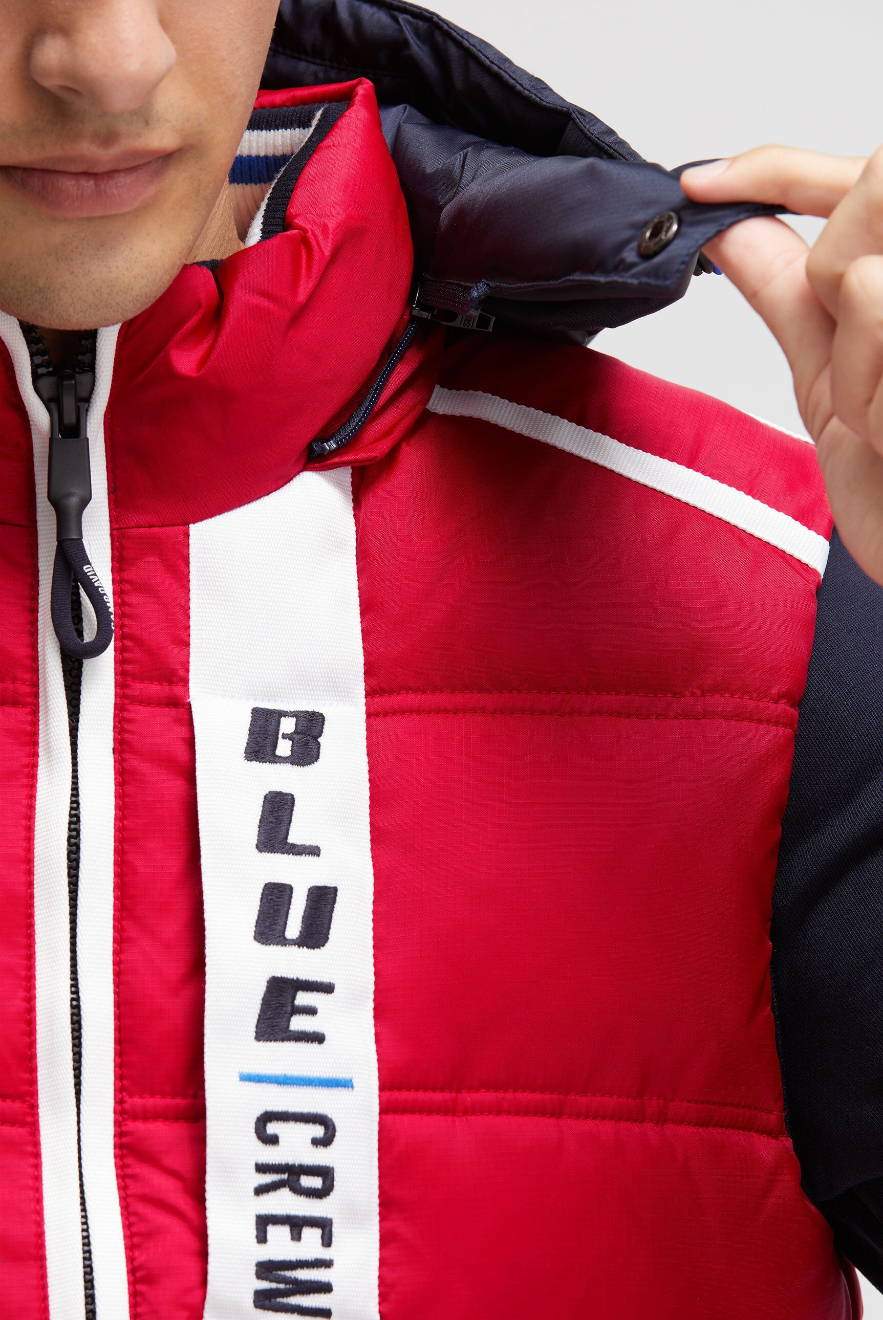 CAMP DAVID Steppweste mit Brusttasche