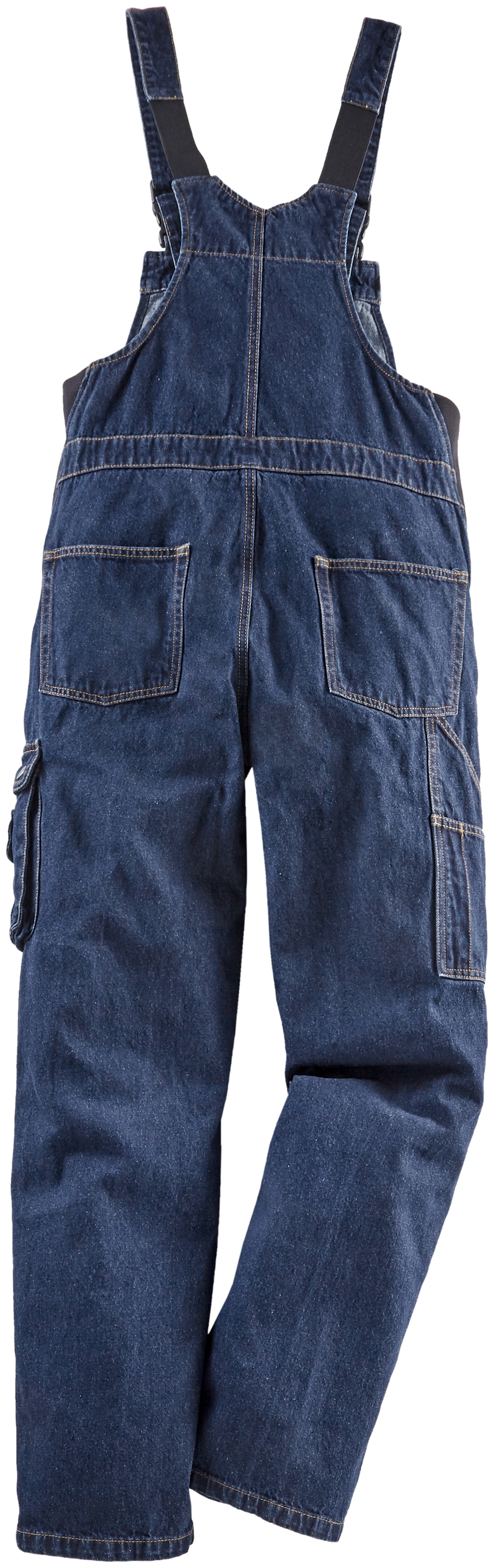 Northern Country Latzhose »Worker Jeans«, BAUR praktischen und strapazierfähig auf | mit aus fit 2er-Pack, 11 comfort (2 Latzhosen 100% tlg., Rechnung Bund, Taschen, langlebig), Baumwolle, dehnbarem