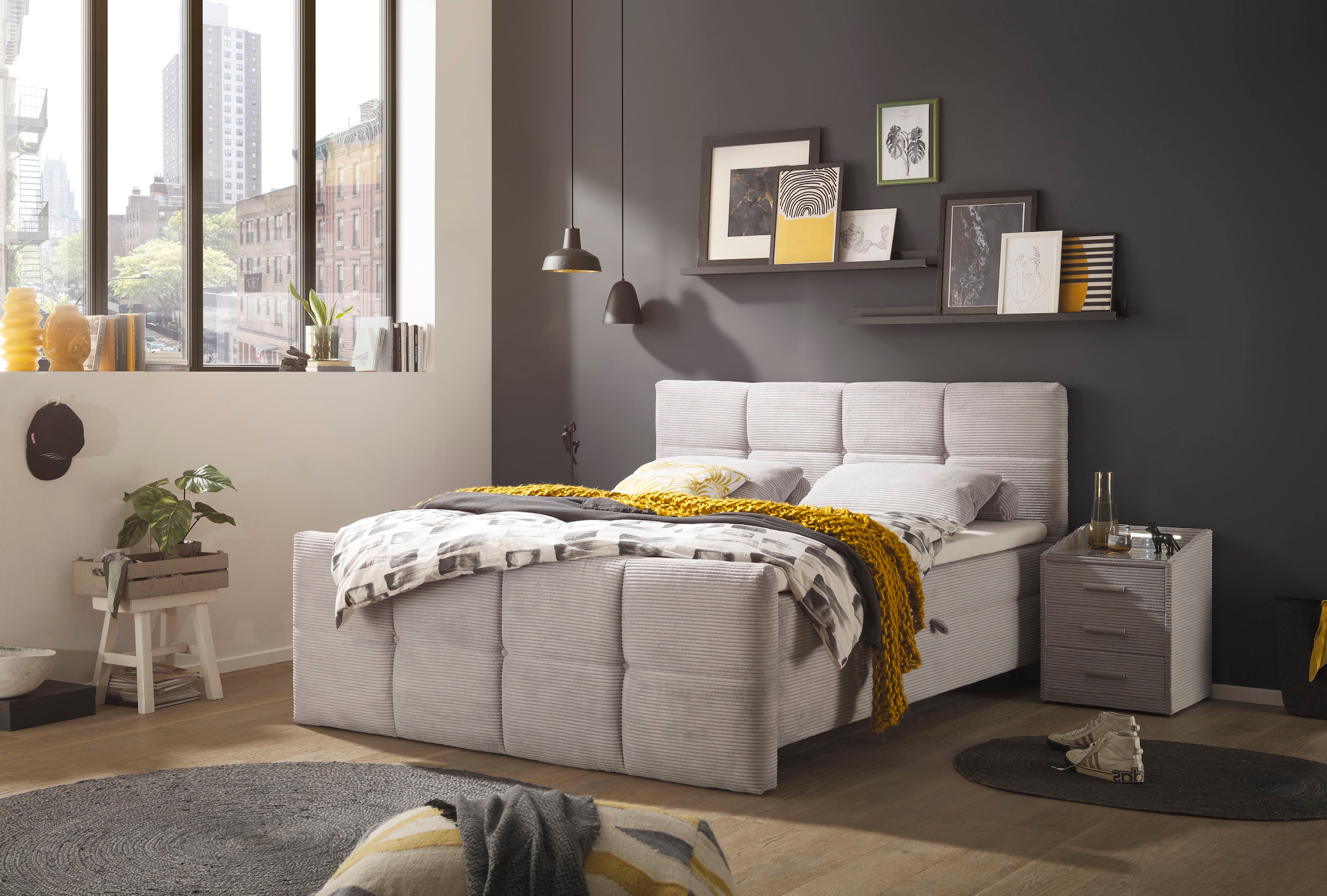 ED EXCITING DESIGN Boxbett »Tijuana«, inkl. zwei Bettkästen