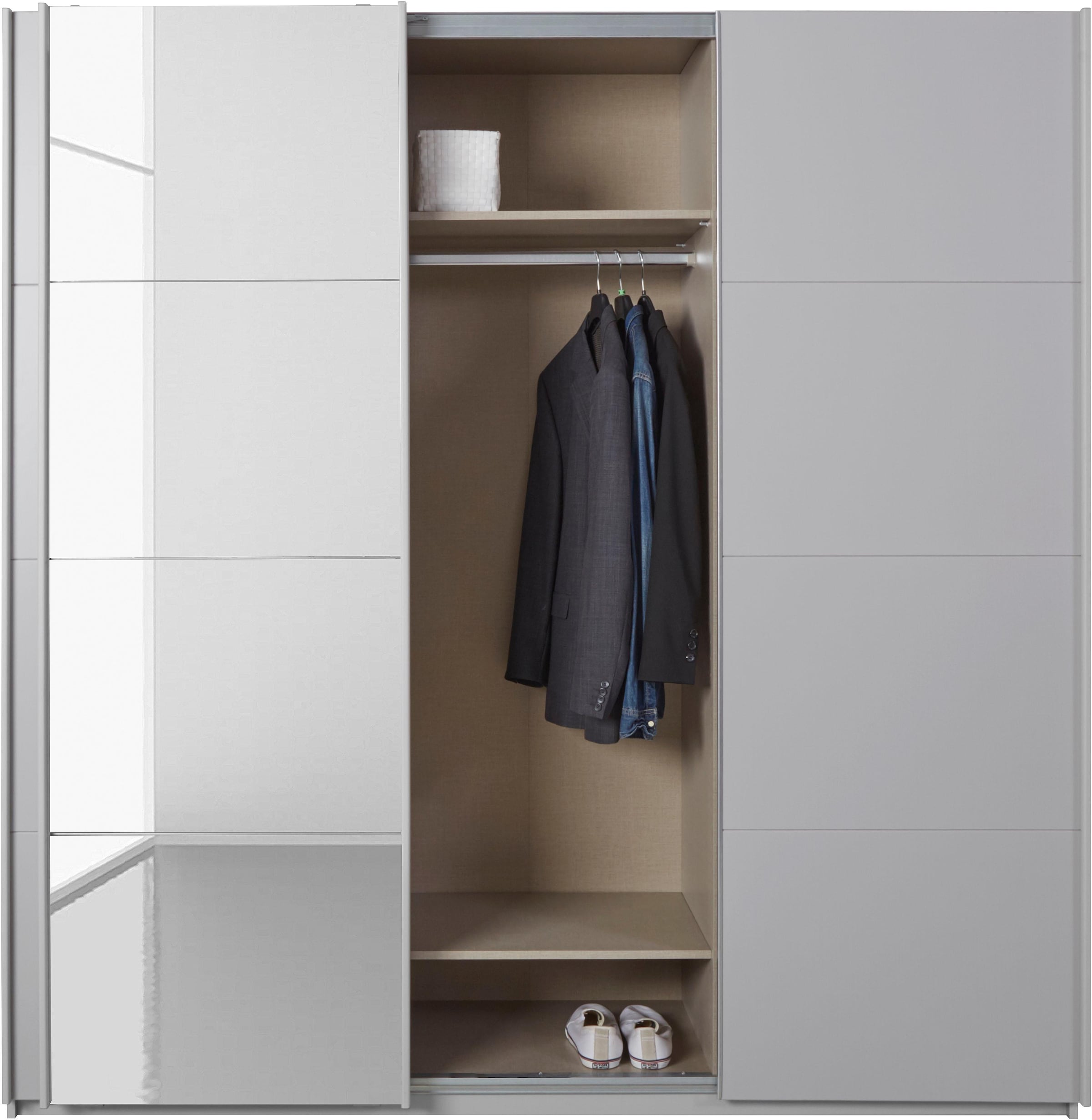 rauch Schwebetürenschrank »Kleiderschrank Schrank Garderobe Wäscheschrank BESTSELLER KEPAN« inkl. Schubladen-Einsatz und extra Einlegeböden MADE IN GERMANY