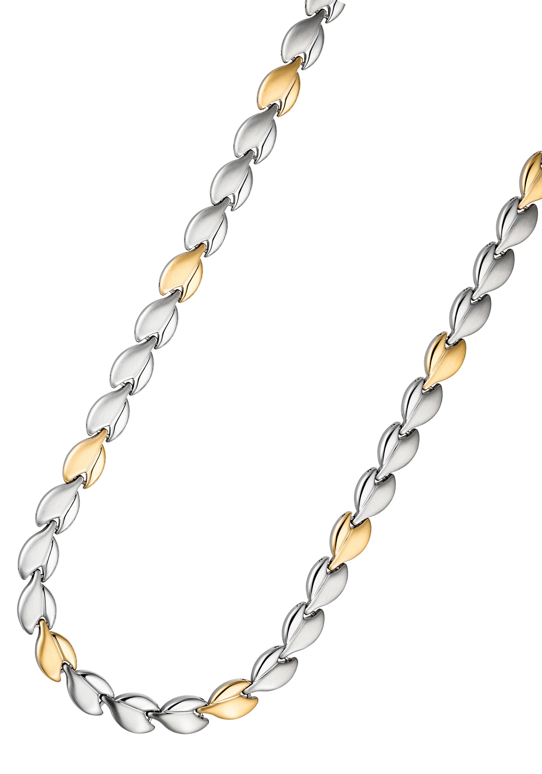 goldfarben online 45 Kette | Anhänger »Halskette in cm Edelstahl Bicolor-Optik«, JOBO ohne bestellen BAUR