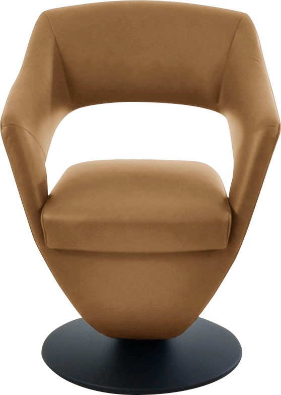 K+W Komfort & Wohnen Drehstuhl "Kansas" () Design Leder-Drehsessel mit hohe günstig online kaufen