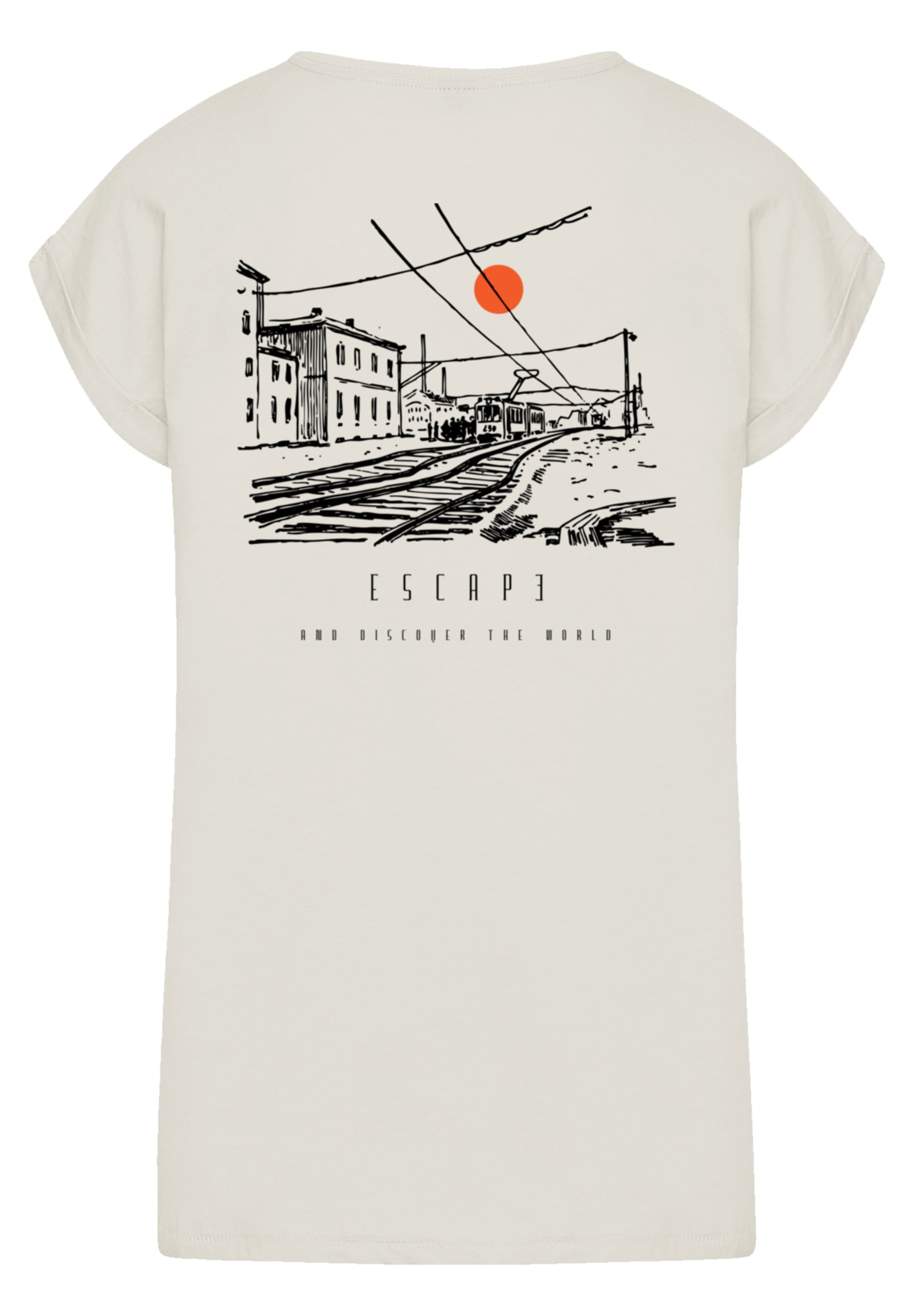 F4NT4STIC T-Shirt »Discover the World Train Station«, Premium Qualität, ESCAPE Collection