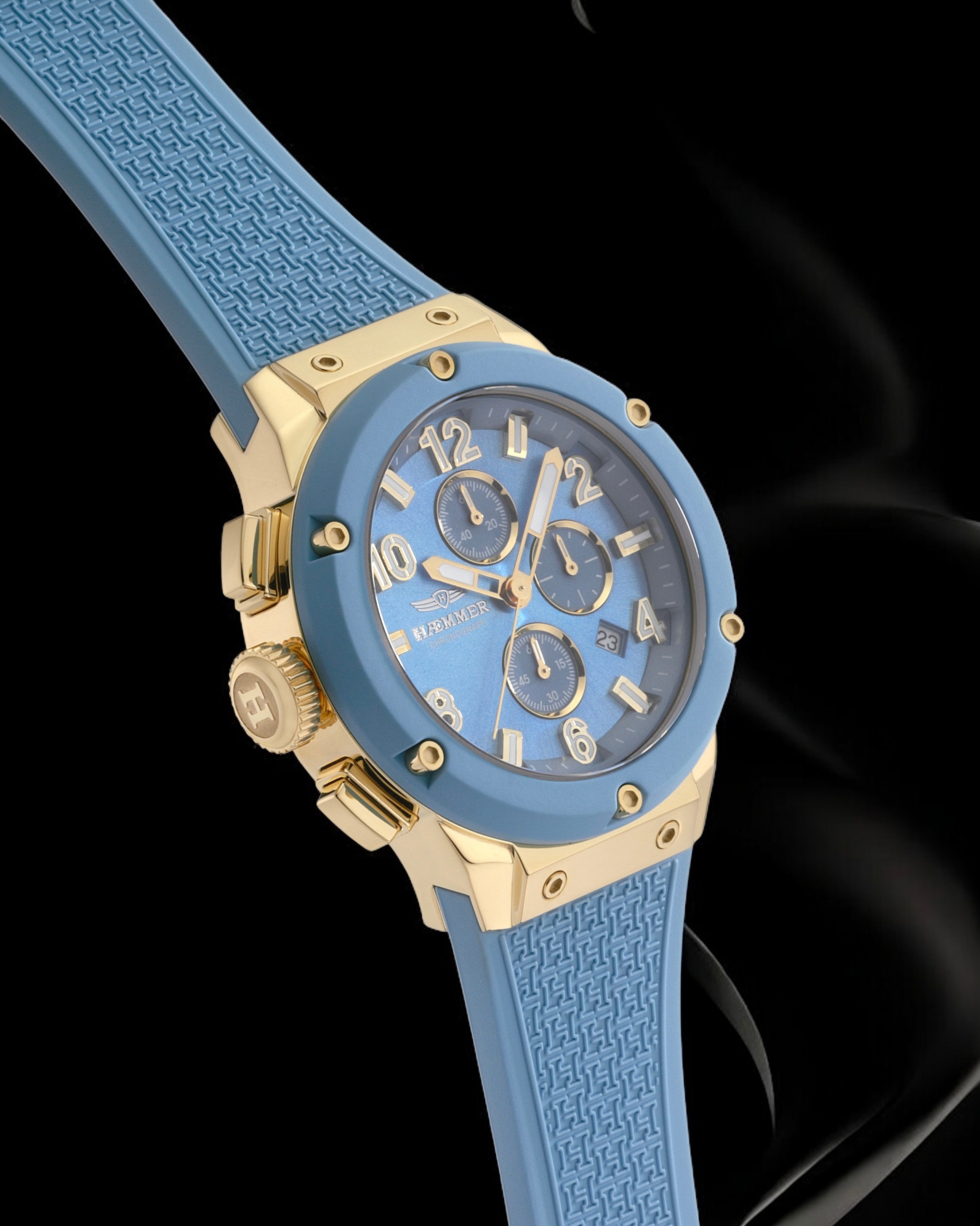 HAEMMER GERMANY Chronograph »WAVE MASTER«, Quarzuhr, Armbanduhr, Damenuhr, Herrenuhr, Made in Germany