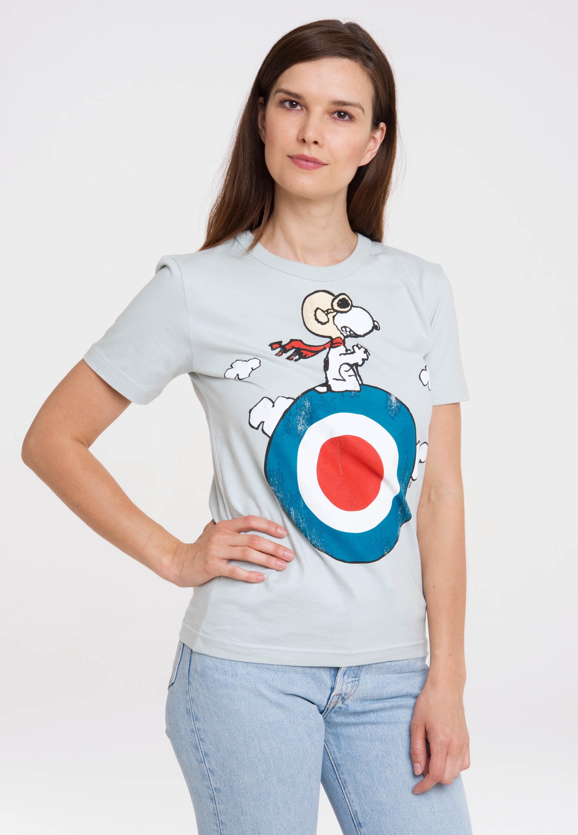 LOGOSHIRT T-Shirt »Peanuts - Snoopy«, mit lizenziertem Print