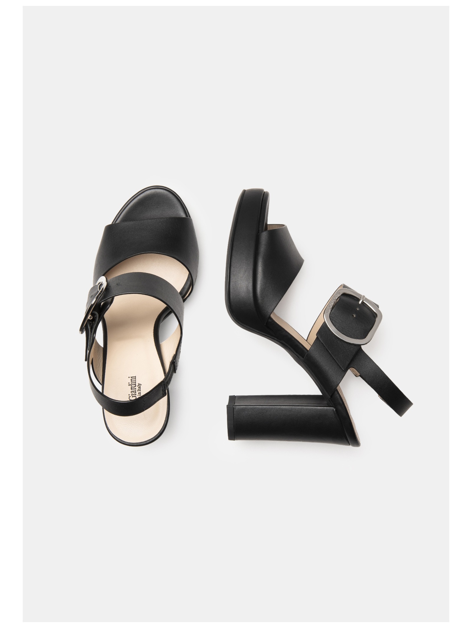 Nero Giardini High-Heel-Sandalette »Nero Giardini Sandalen Leder«