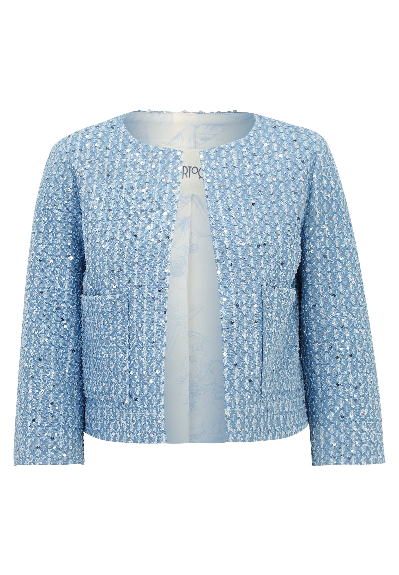 Cartoon Jackenblazer "Damen Blazer-Jacke mit Pailletten" Material günstig online kaufen
