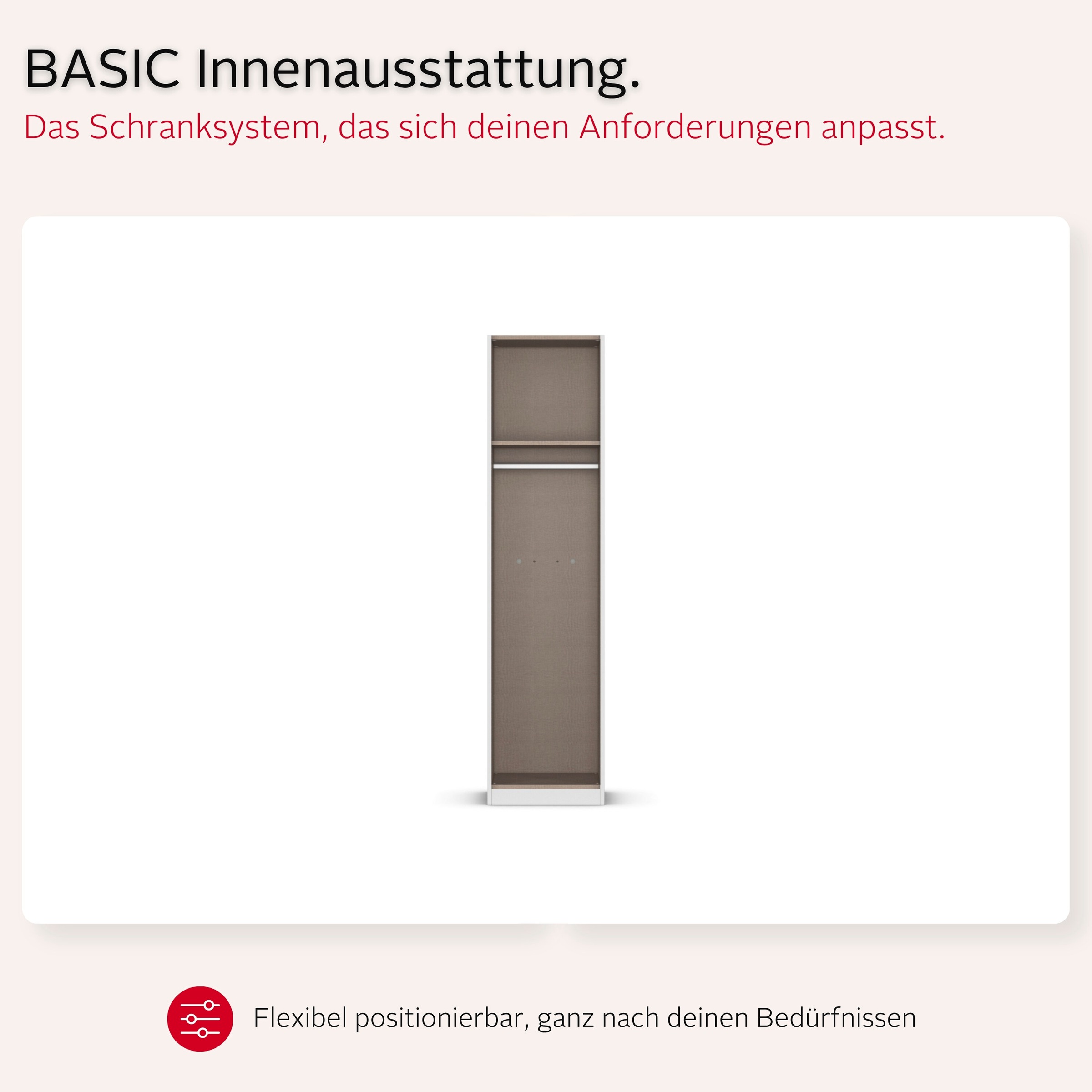 OTTO home Kleiderschrank »Schrank Möbel Schlafzimmer Garderobe Kinderzimmer WELTNEUHEIT NYLLA« PATENTIERTES SCHNELLMONTAGESYSTEM schwarzer Griff MADE IN GERMANY