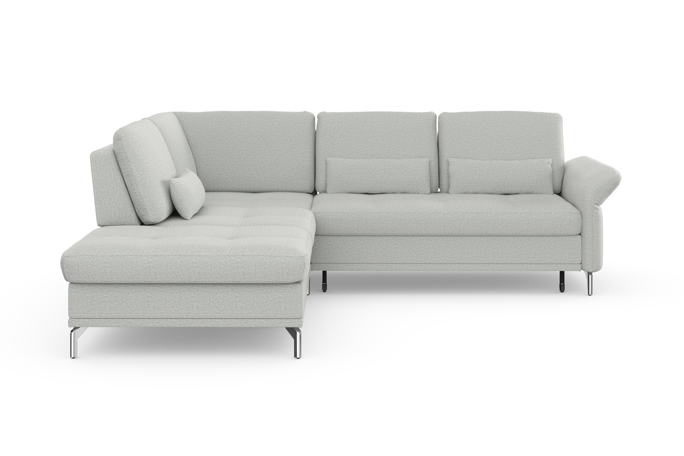 Home affaire Ecksofa "Palm Beach L-Form" Federkern, mit Sitztiefenverstellu günstig online kaufen