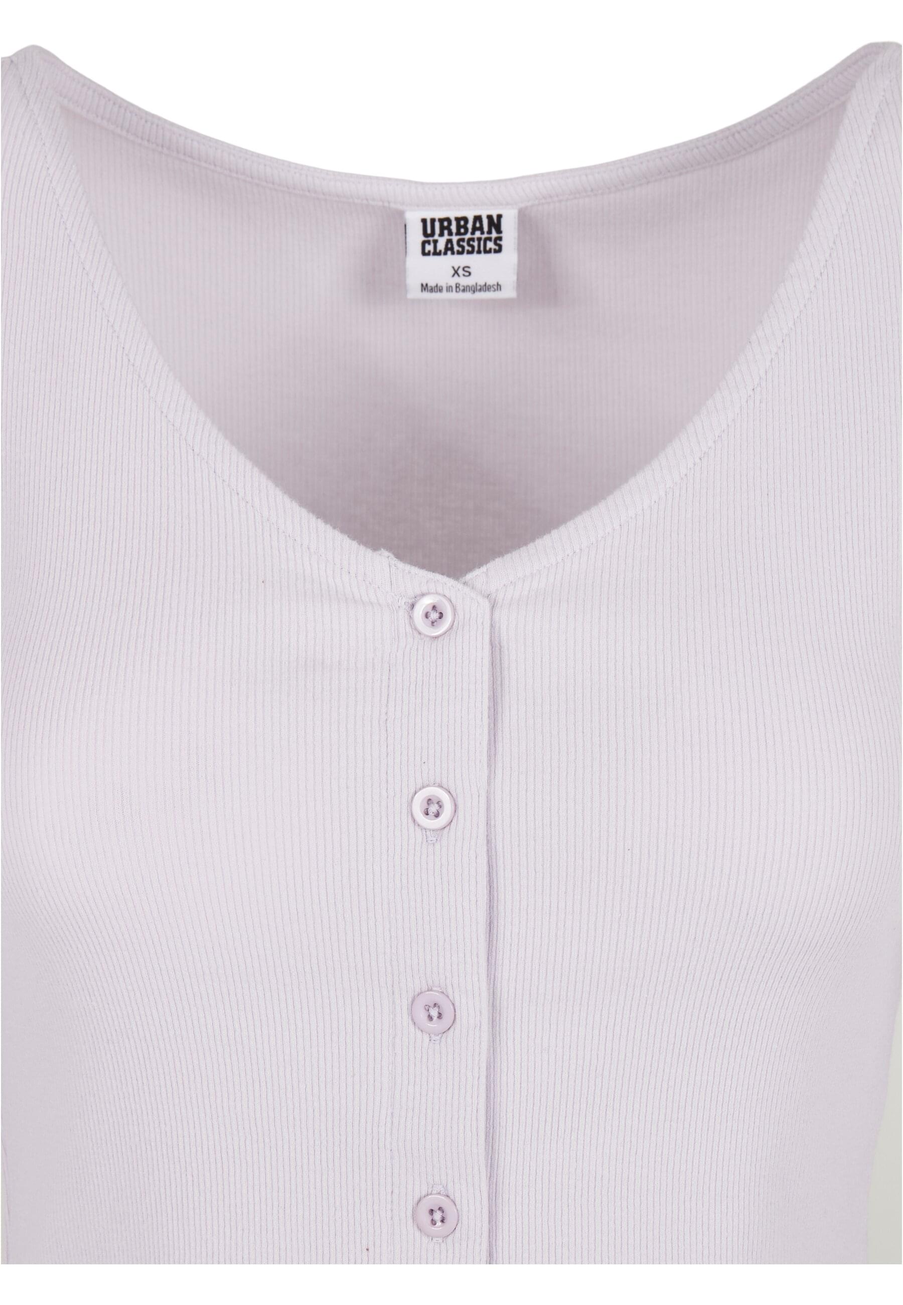 Thumbnail - URBAN CLASSICS Langarmshirt "Urban Classics Damen Ladies Cropped Rib Cardigan", (1 tlg.)