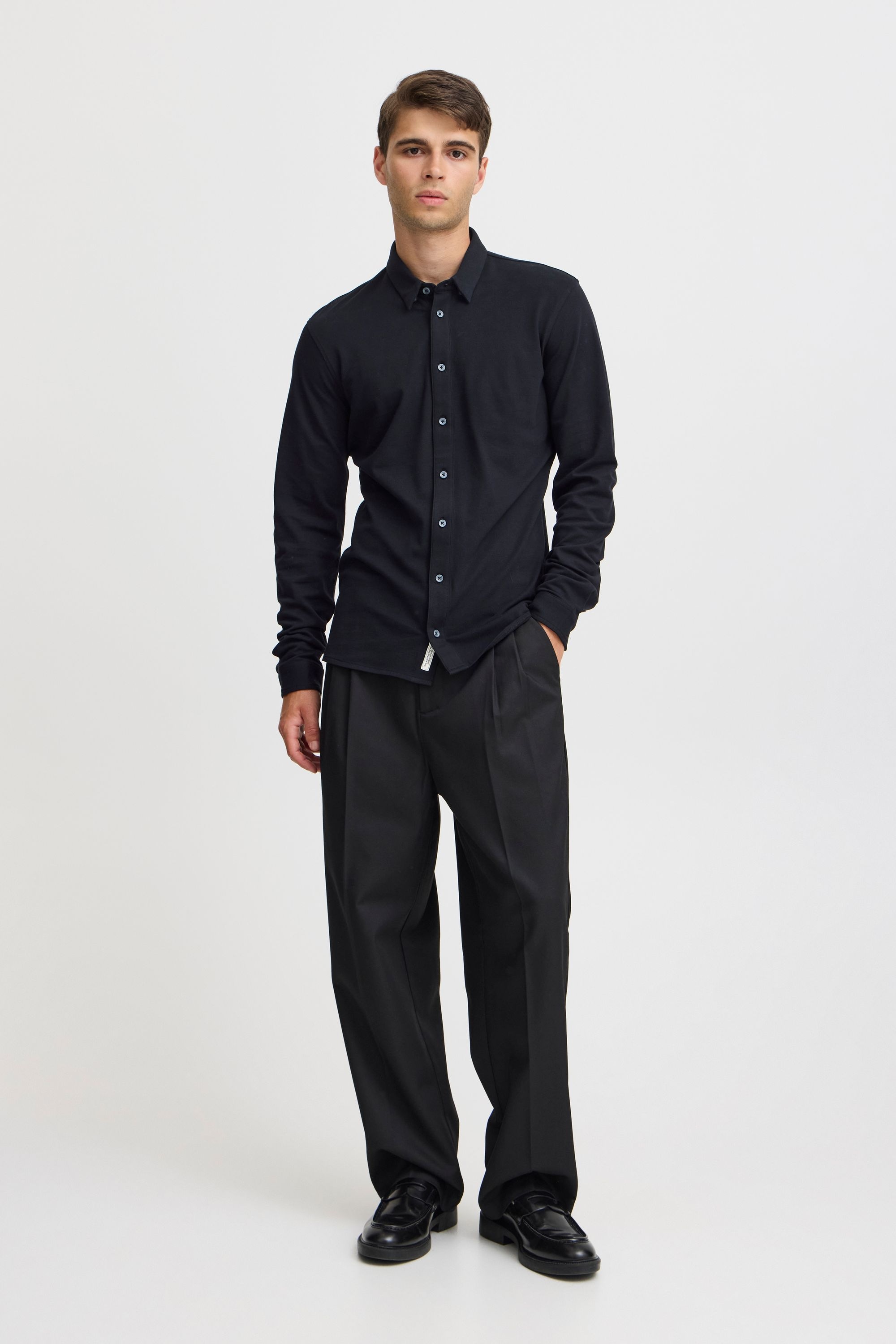 Casual Friday Businesshemd »Businesshemd CFARTHUR LS BU jersey piquet shirt«