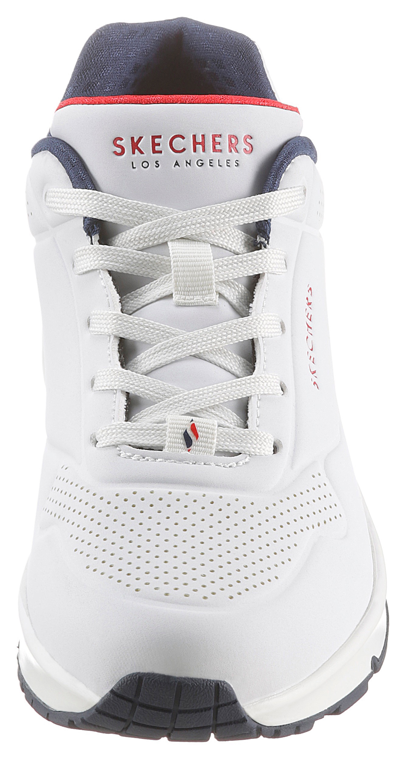 Skechers Wedgesneaker »Uno - Stand on Air«, Freizeitschuh, Halbschuh, Schnürschuh mit feiner Perforation