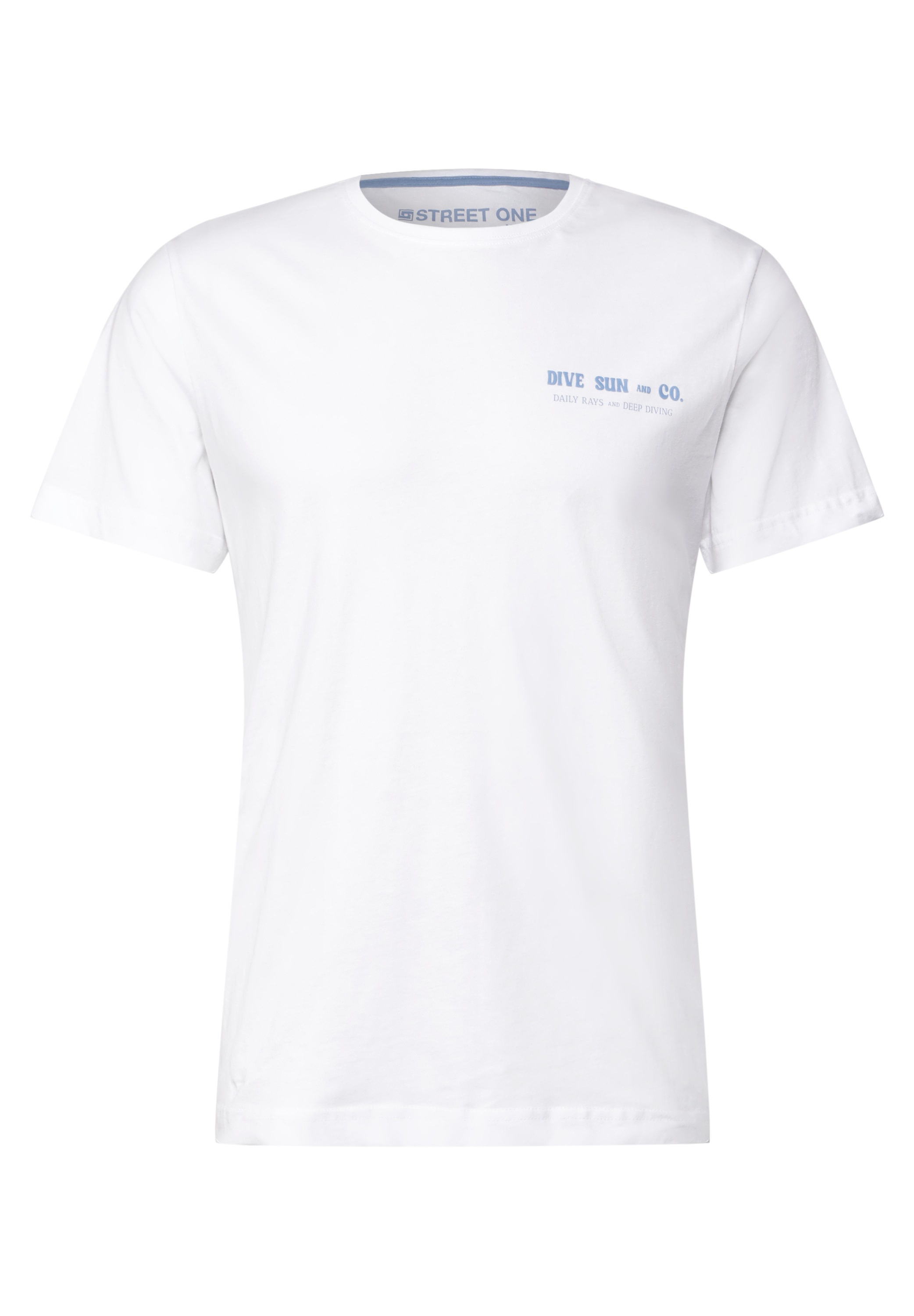 STREET ONE MEN T-Shirt, mit Rundhalsausschnitt