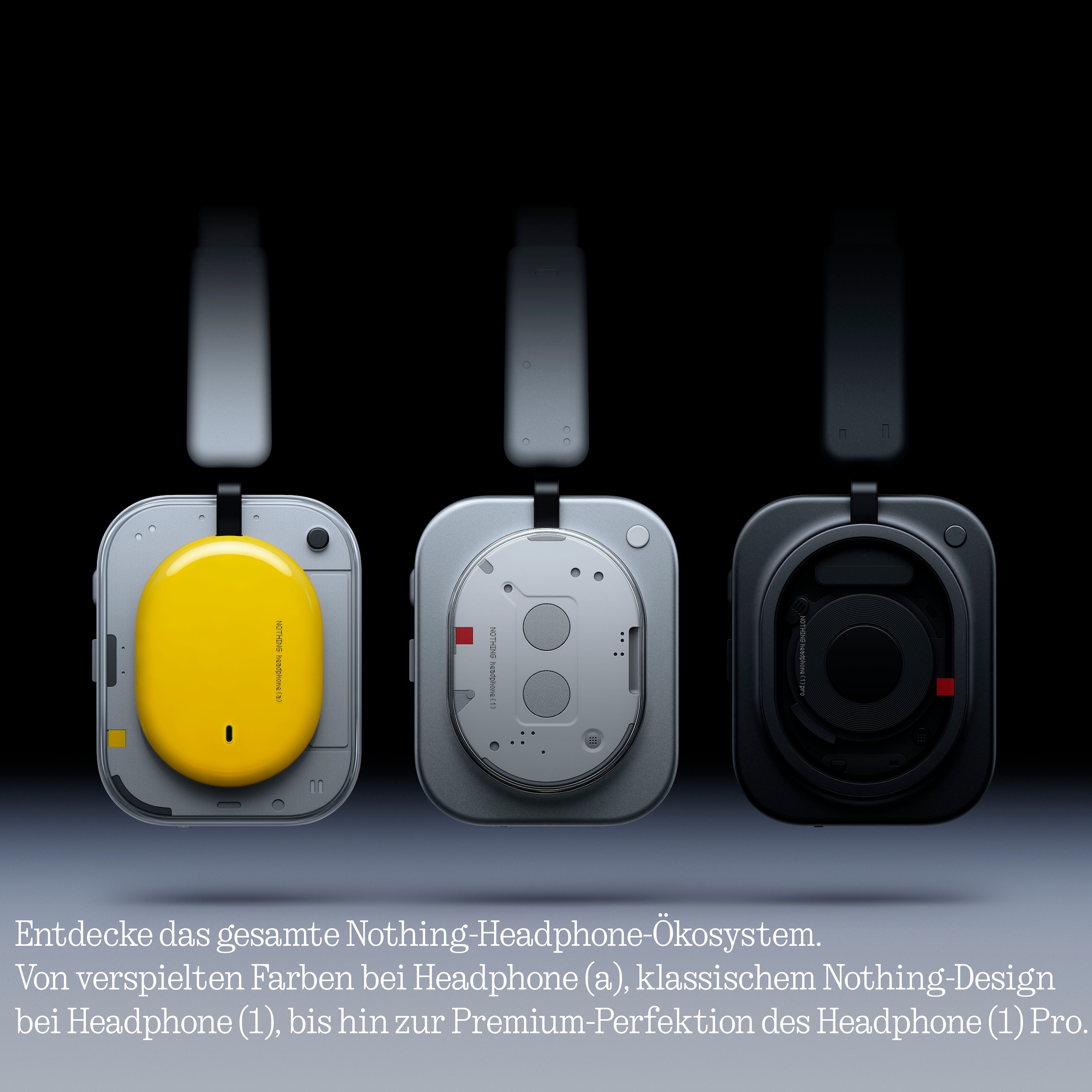 NOTHING Over-Ear-Kopfhörer »Headphone (1) Pro« Bluetooth Active Noise Cancelling (ANC)