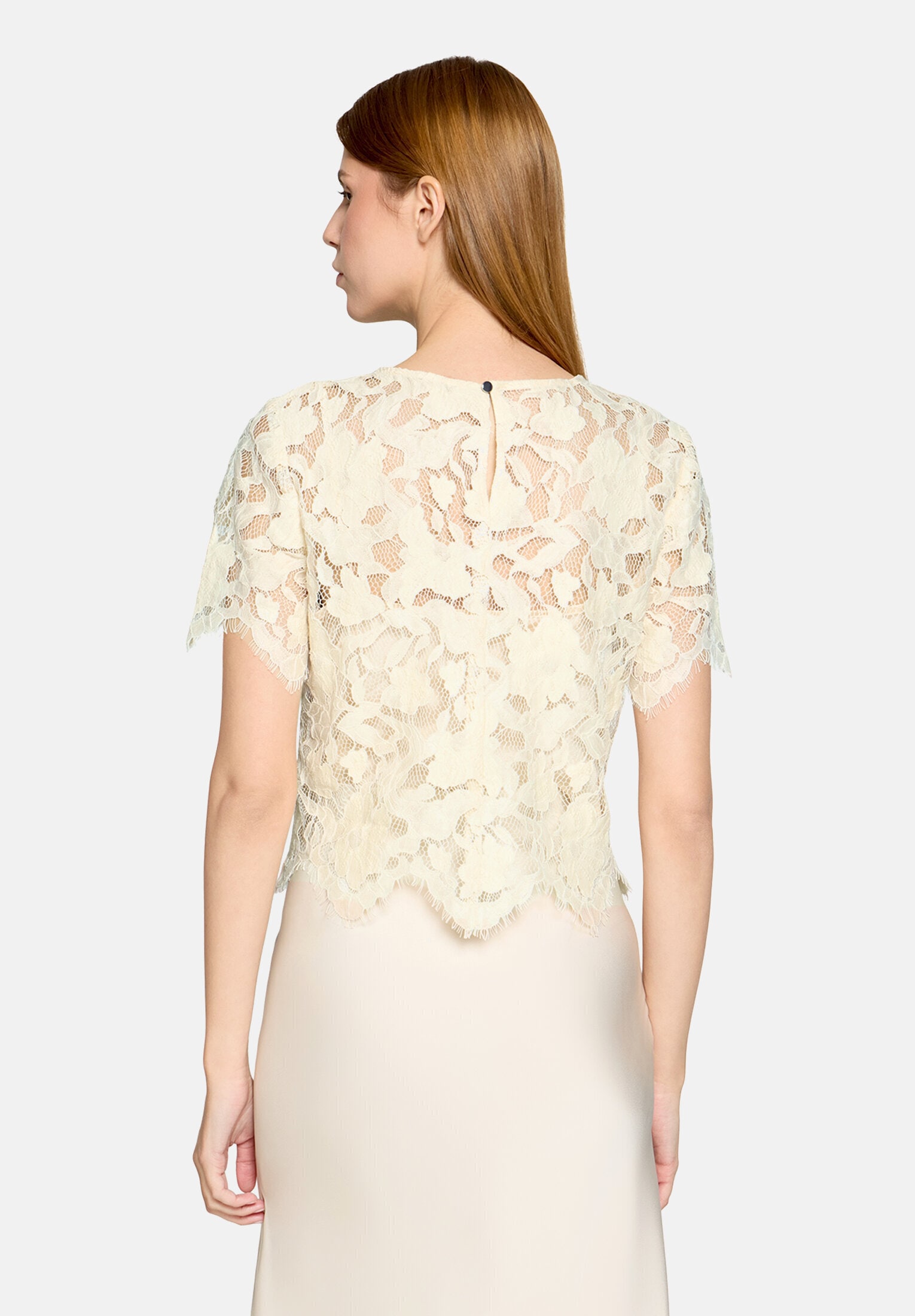 Vera Mont Spitzenbluse »Damen kurzarm«