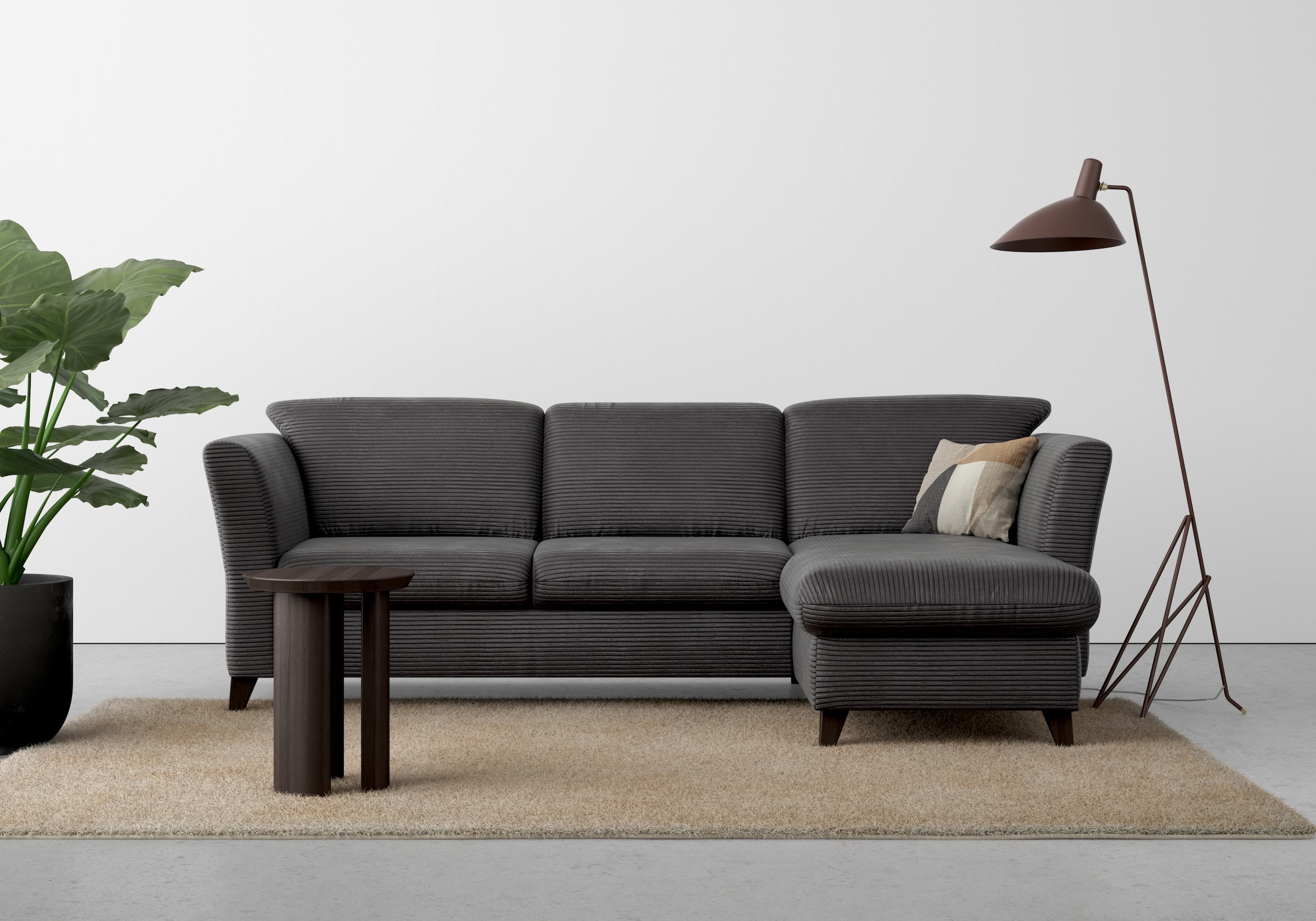 Home affaire Ecksofa »Trelleborg L-Form« wahlweise mit Bettfunktion und Bettkasten, inkl. Federkern-Polsterung