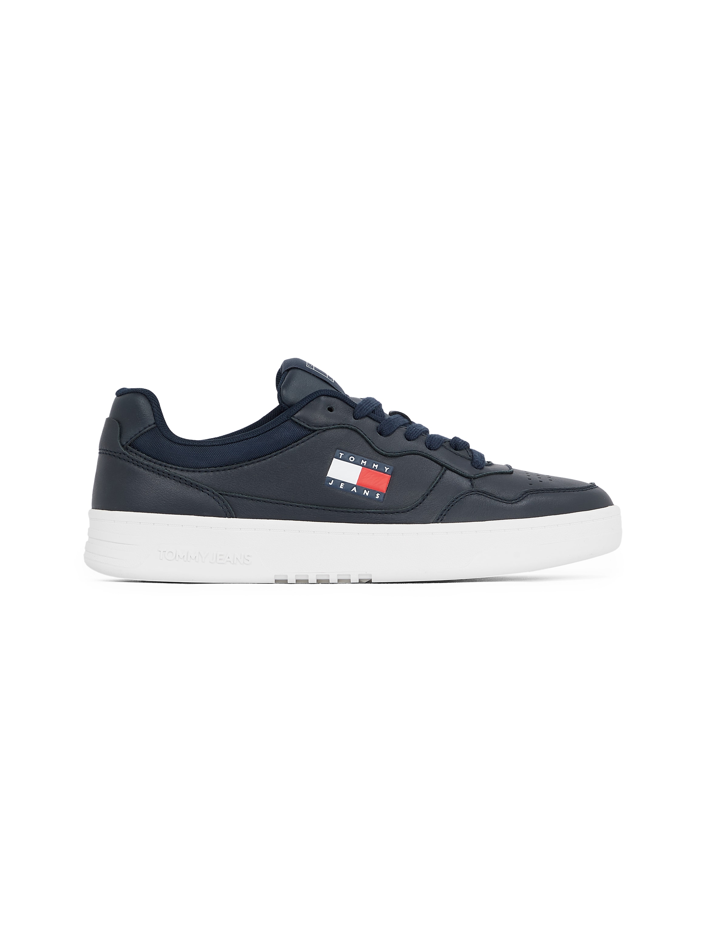 Tommy Jeans Sneaker »(NEW) TJM CUPSOLE LEATHER ESS«, Freizeitschuh, Halbschuh, Schnürschuh im Basket-Look