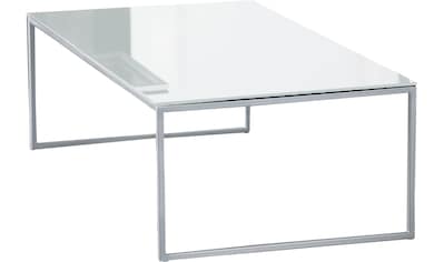 Couchtisch »classico«, mit Metallkufen, in 2 Farben, Maße (B/T/H): 60/60/36 cm