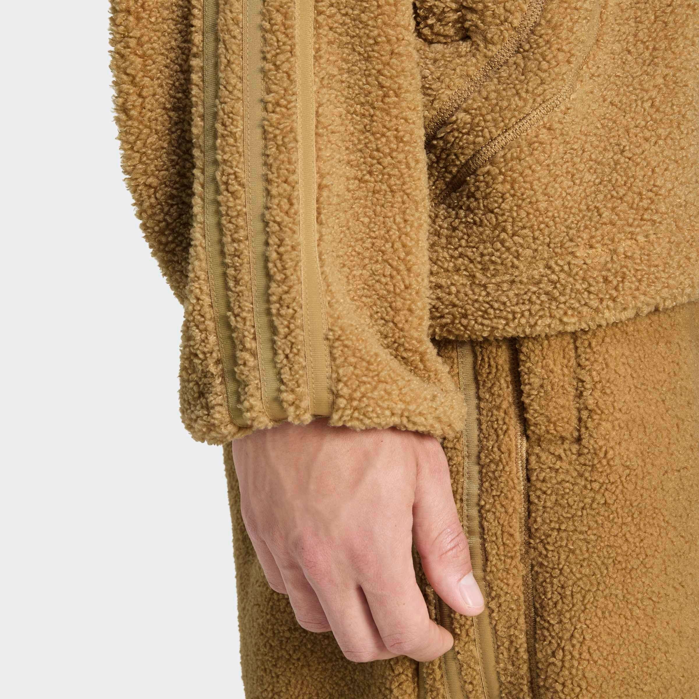 Thumbnail - adidas Originals Trainingsjacke "BORG FLEECE TEAMGEIST" Fleecejacke für Erwachsene, lockere Passform, mit Stehkragen