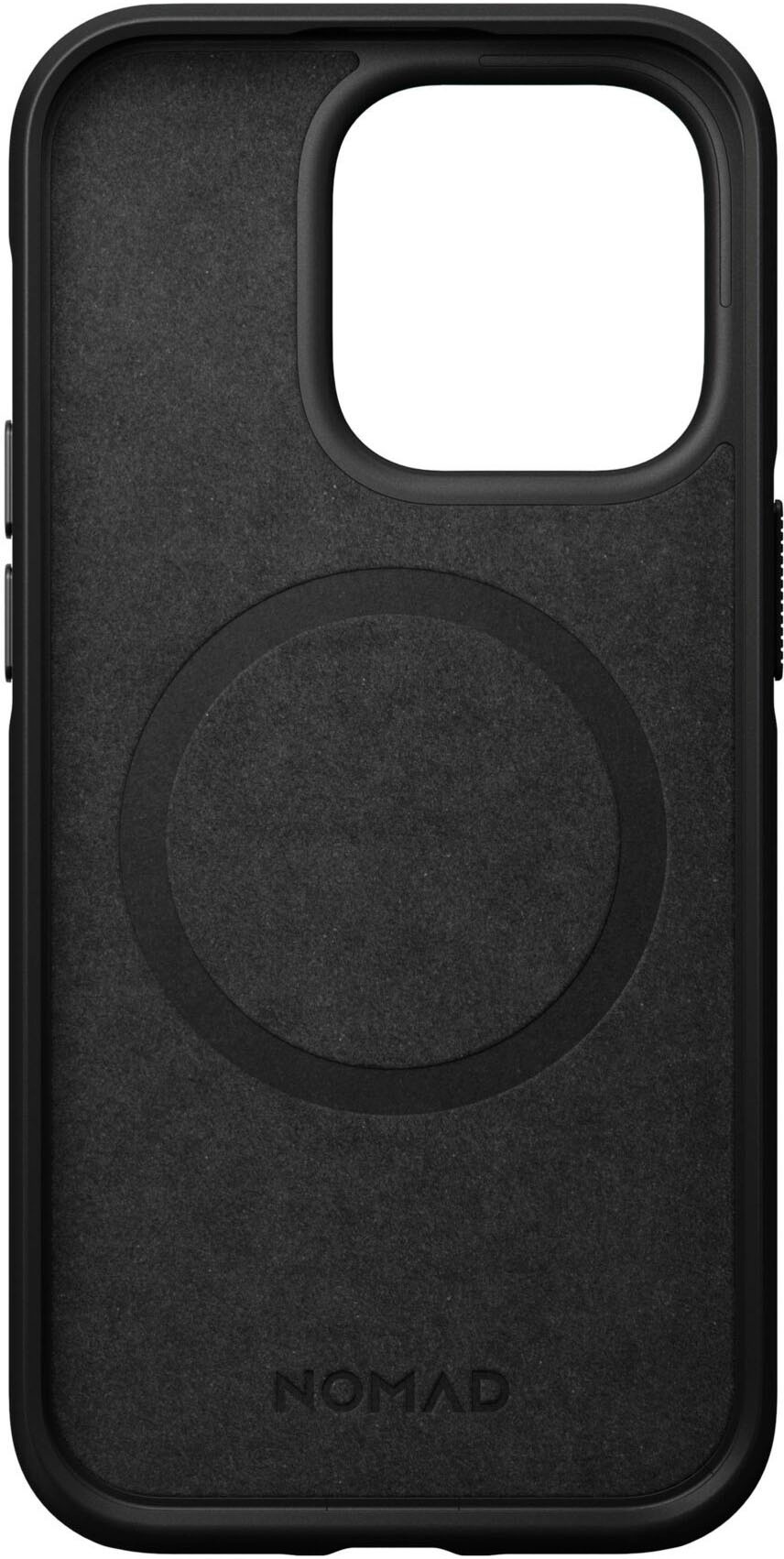 Nomad Handyhülle »Modern Leather Case iPhone 14 Pro«, Polycarbonat und hochwertigem Echtleder
