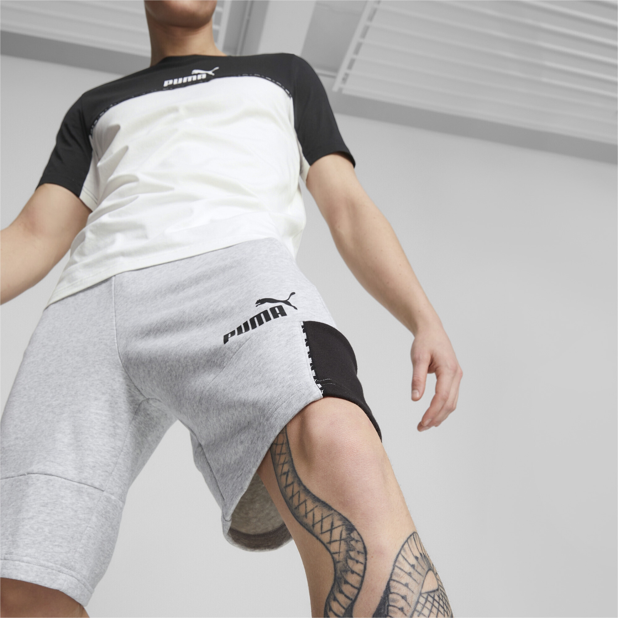 PUMA Sporthose »Essentials Block Tape Shorts Herren«