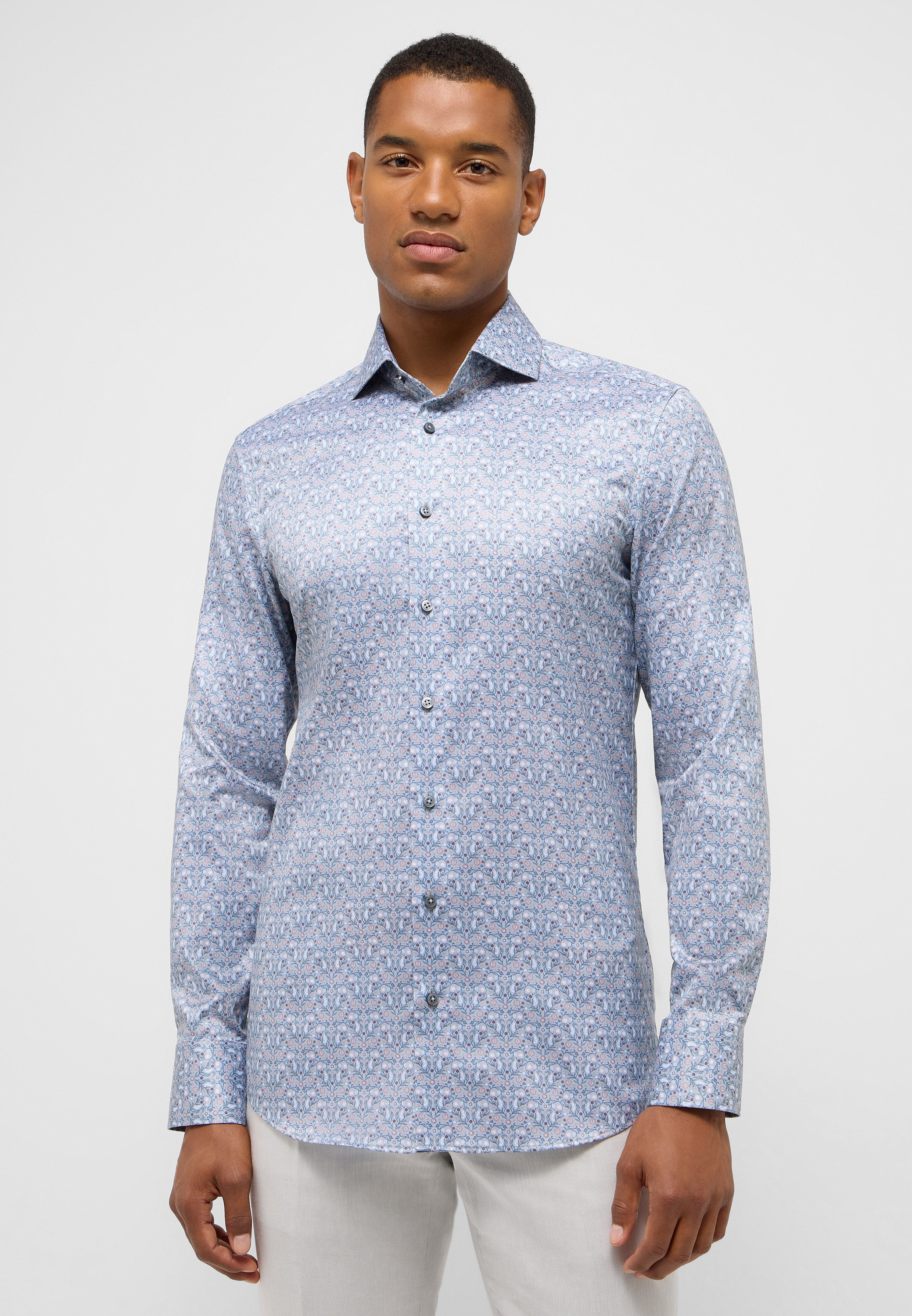 Eterna Langarmhemd "SLIM FIT" NON IRON (bügelfrei) günstig online kaufen