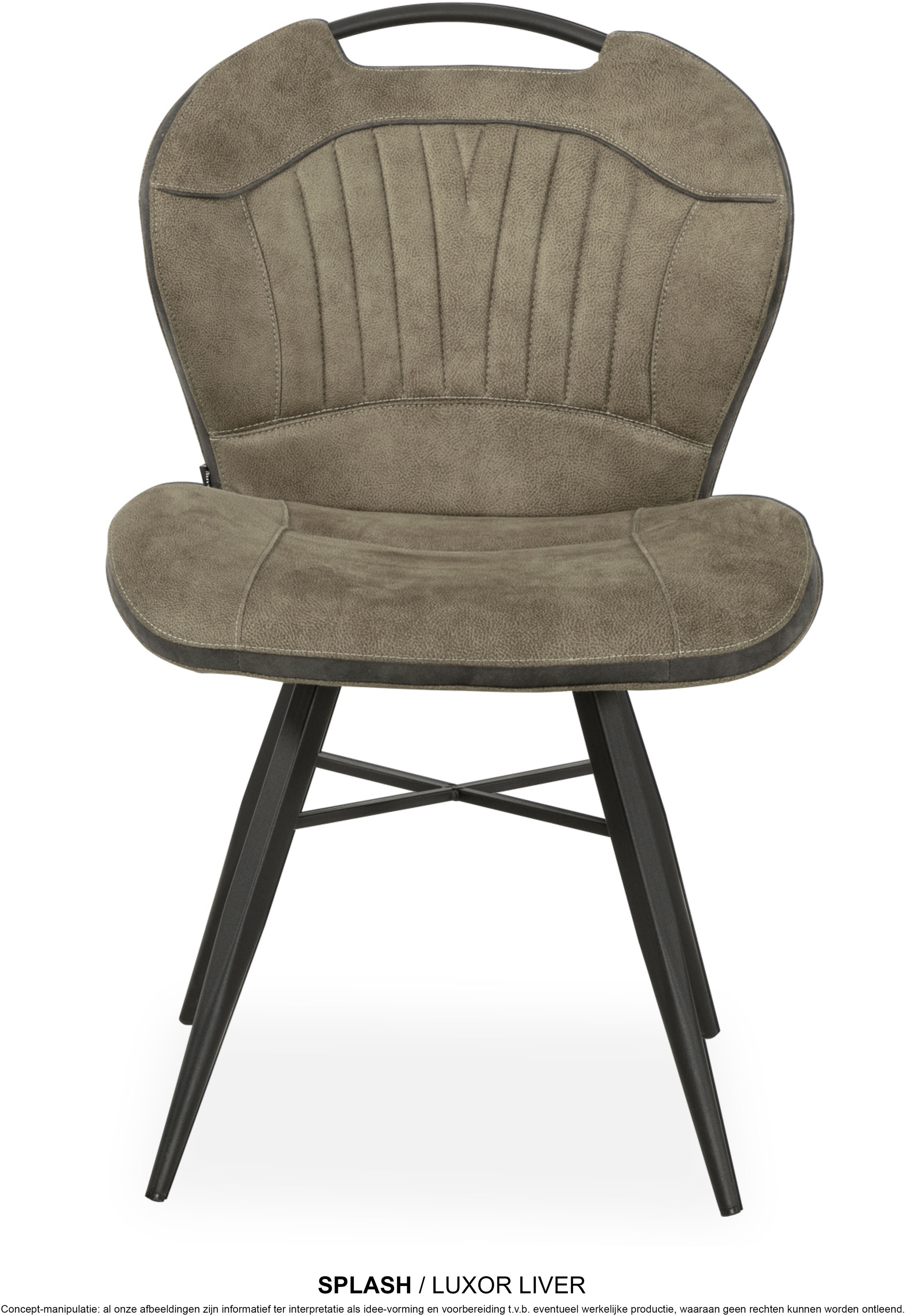 OMG Design Esszimmerstuhl »Splash« (Set) 2 Stk.Esszimmerstuhl, pflegeleichter Bezug, mit Handgriff