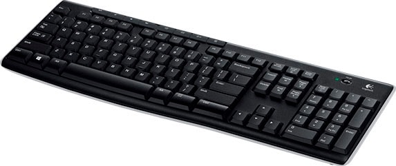 Logitech Tastatur »Wireless Keyboard K270 - DE-Layout«
