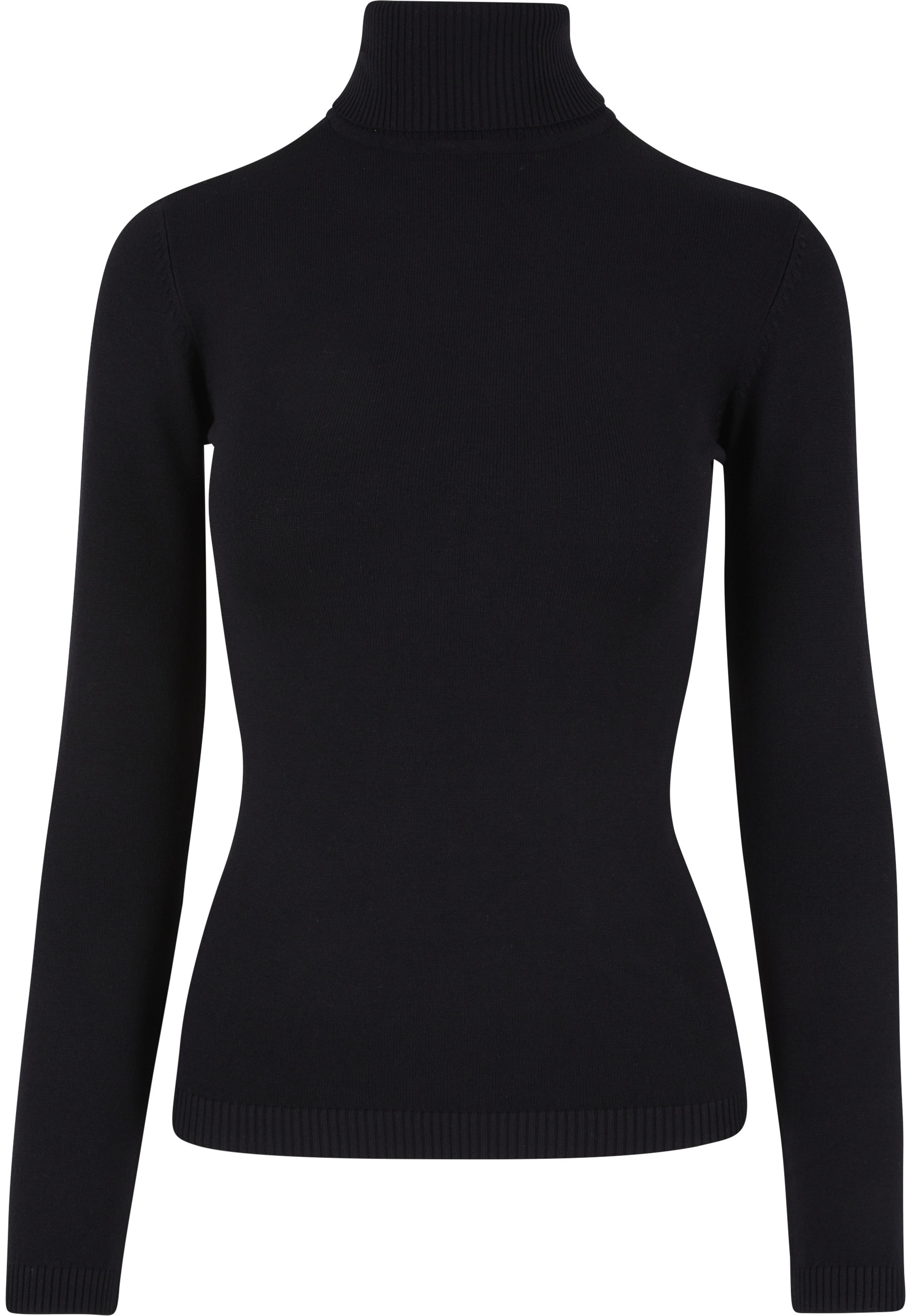URBAN CLASSICS Sweatshirt "Urban Classics Damen Ladies Knitted Turtleneck Sweater", 1