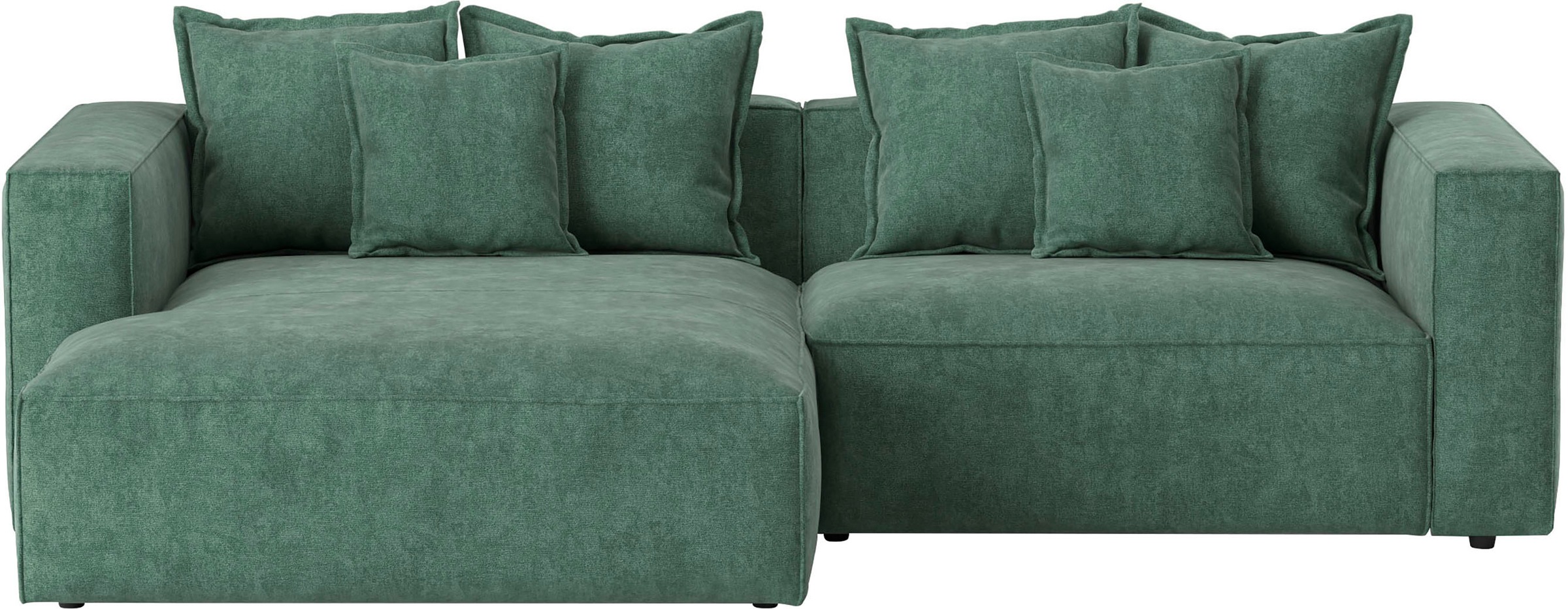 INOSIGN Ecksofa "Cowboy L-Form", mit 6 Kissen, kubisches Sofa günstig online kaufen