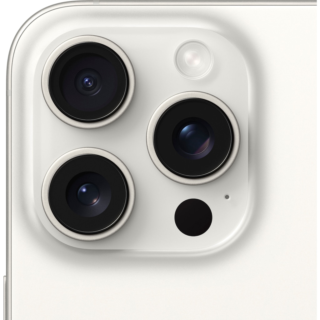 Apple Smartphone »iPhone 15 Pro Max 512GB«, White Titanium, 17 cm/6,7 Zoll, 512 GB Speicherplatz, 48 MP Kamera