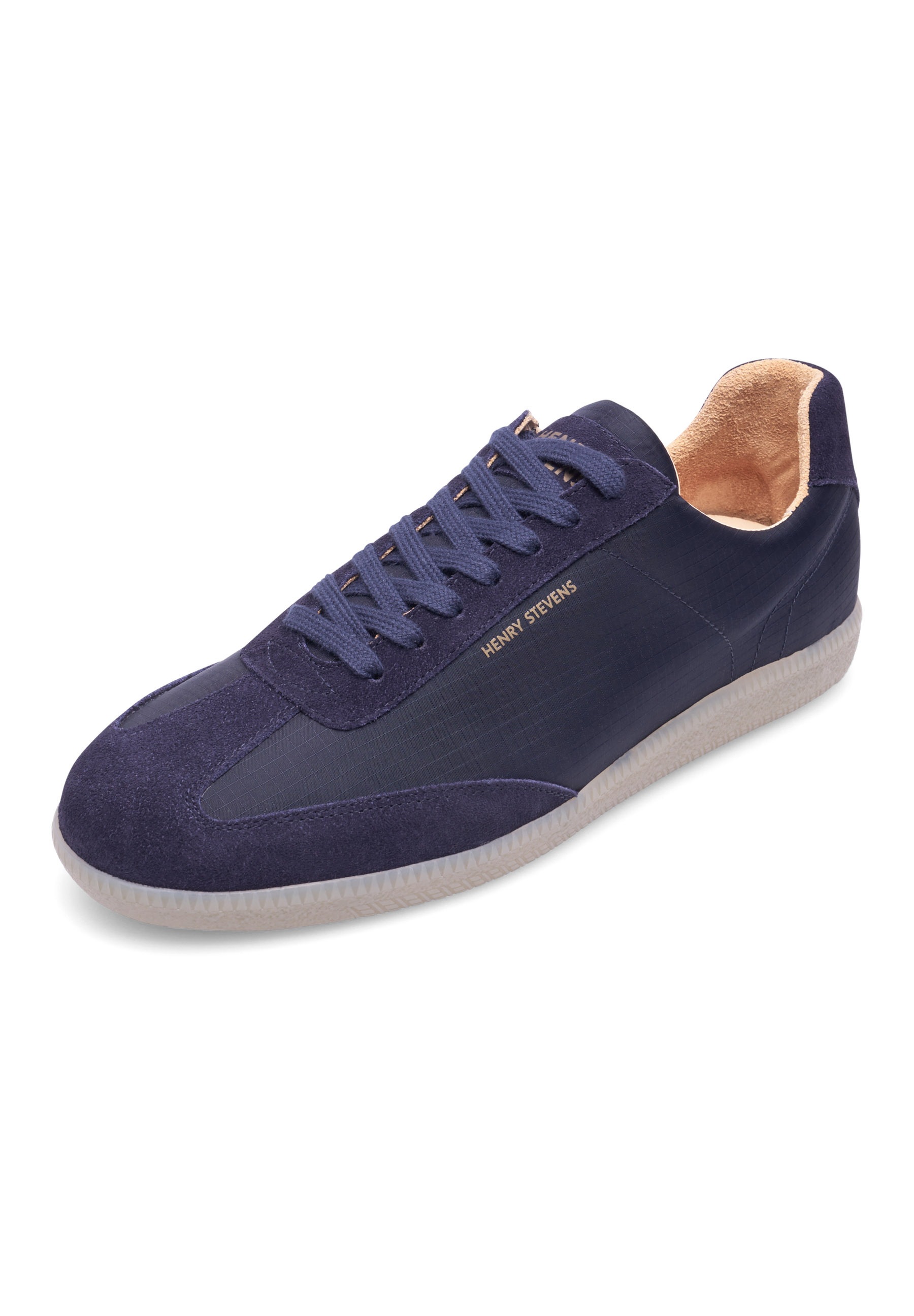 Henry Stevens Sneaker »Travis TIS Herrensneaker«, Halbschuh Leder handgefertigt, sportlicher Freizeitschuh Herren