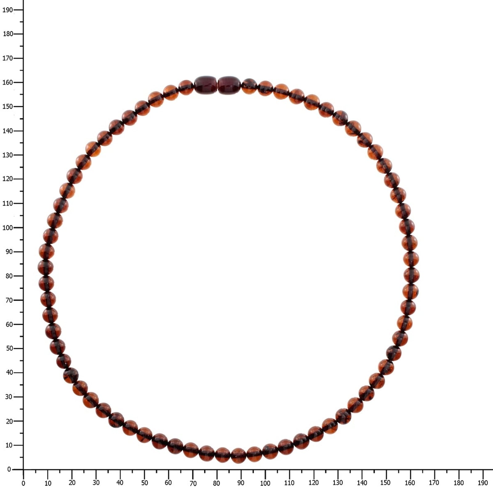 OSTSEE-SCHMUCK Gliederkette »Ostsee-Schmuck Kette Kugel 6 mm Kette Kugel 6 mm«, (1 tlg.)