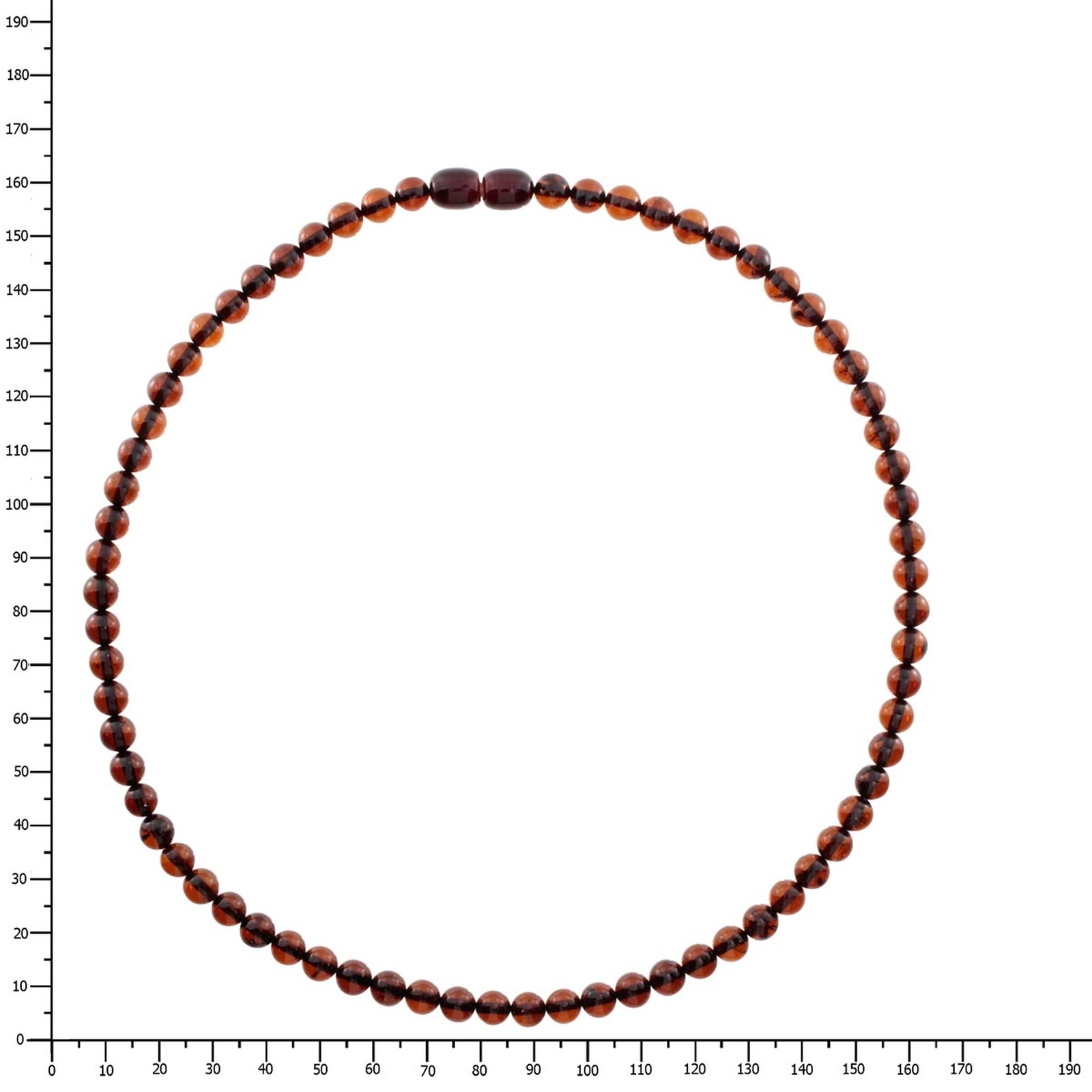 Gliederkette OSTSEE-SCHMUCK "Ostsee-Schmuck Kette Kugel 6 mm Kette Kugel 6 mm" Gr. 42, braun, Halsketten, Damen, 42cm, Bernstein, L: 42, Gliederkette 2