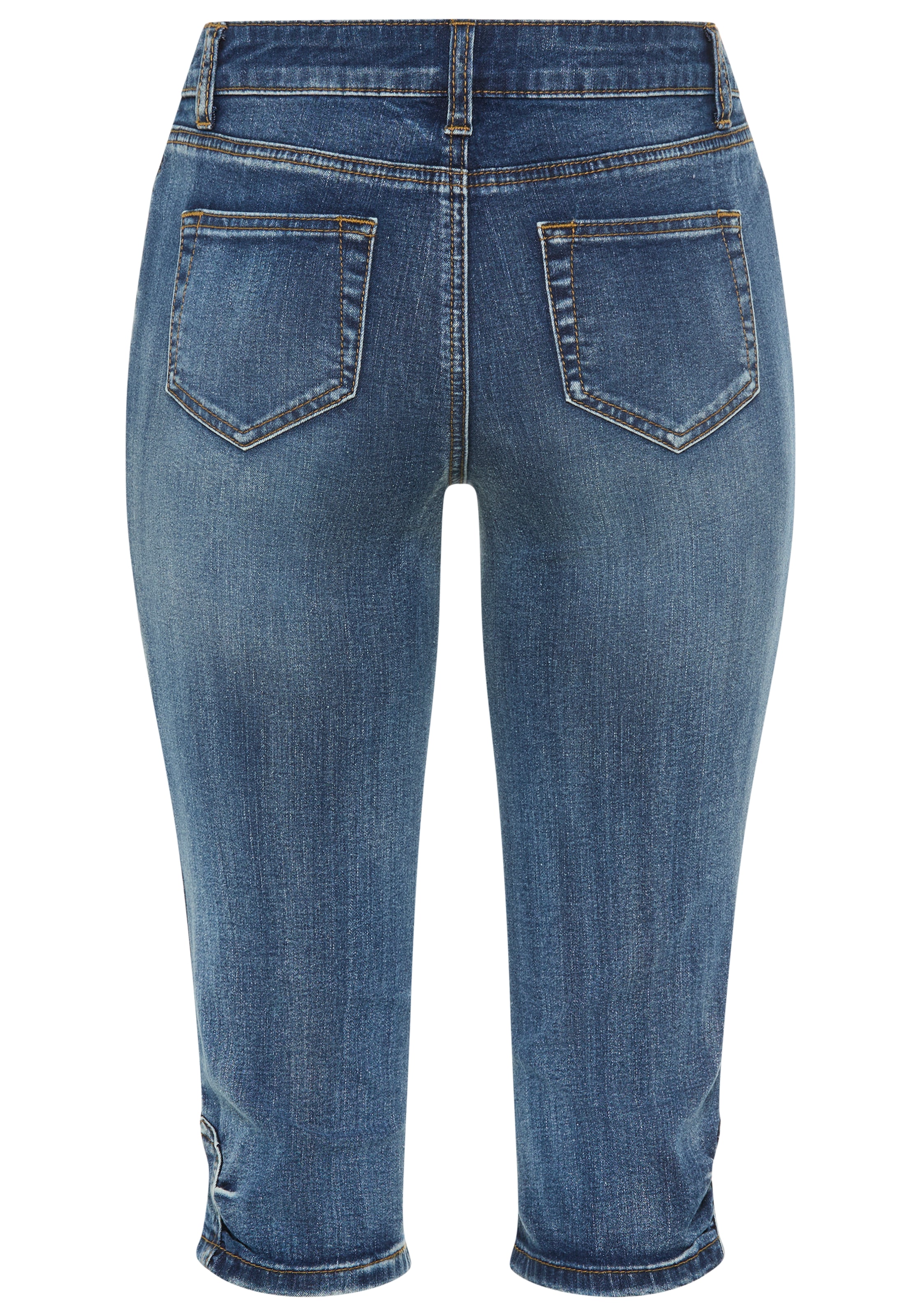 Arizona Caprijeans Skinny Fit, 3/4-Länge, mit Eingrifftaschen und Gesäßtaschen