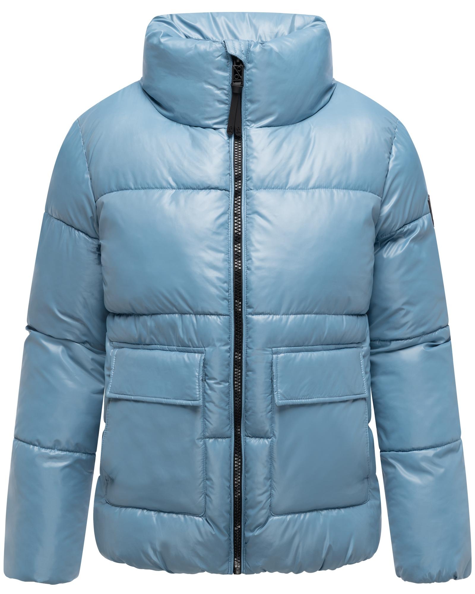 Navahoo Kurzjacke "Eispracht 14" ohne Kapuze Kurze gesteppte Damen Winterjacke