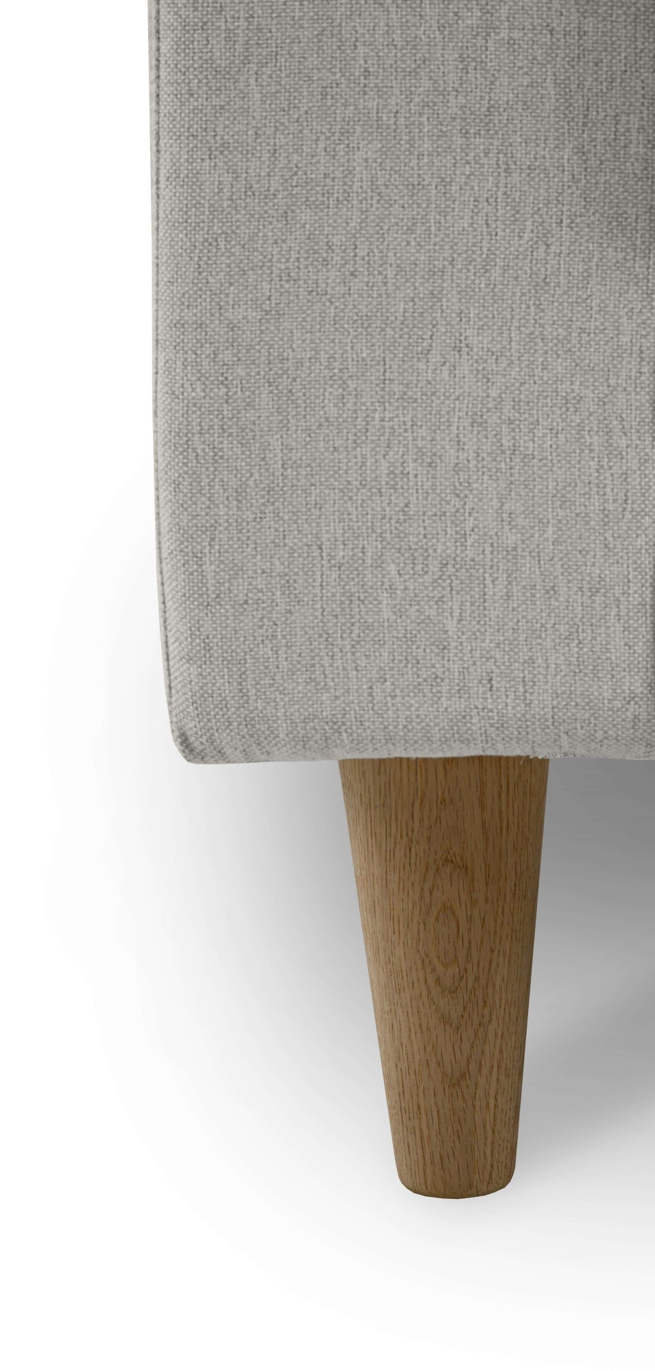 andas Ecksofa »Tvinno«, im skandinavischen Stil, L-Form, mit Massivholzfüßen, Breite 230 cm