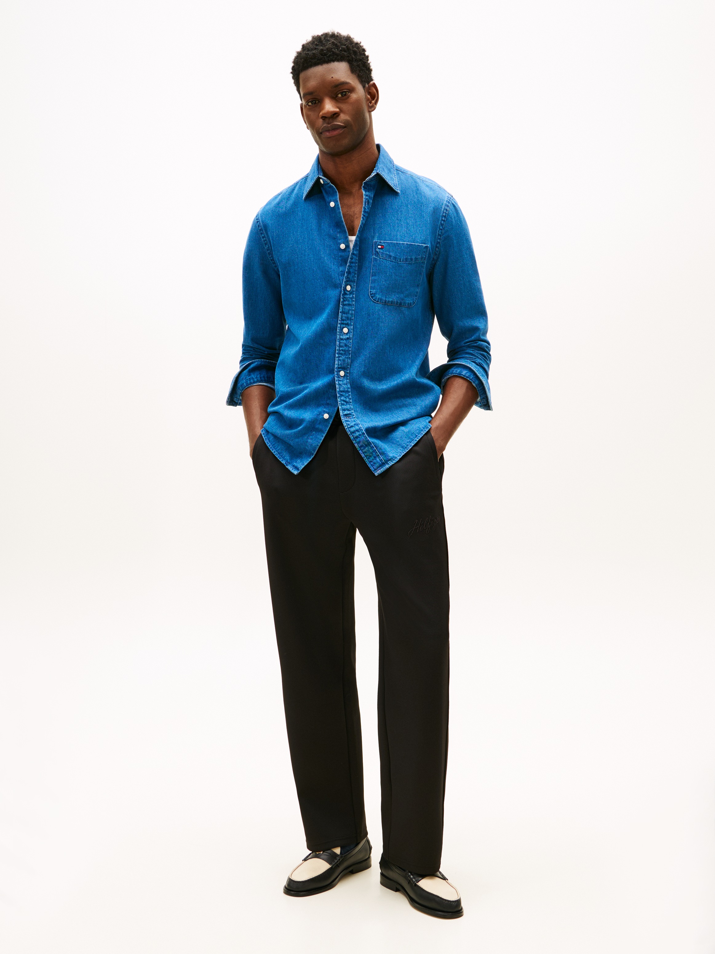 Thumbnail - Tommy Hilfiger Dehnbund-Hose "MODERN ATH" elastischer Bund, gerade Beinform