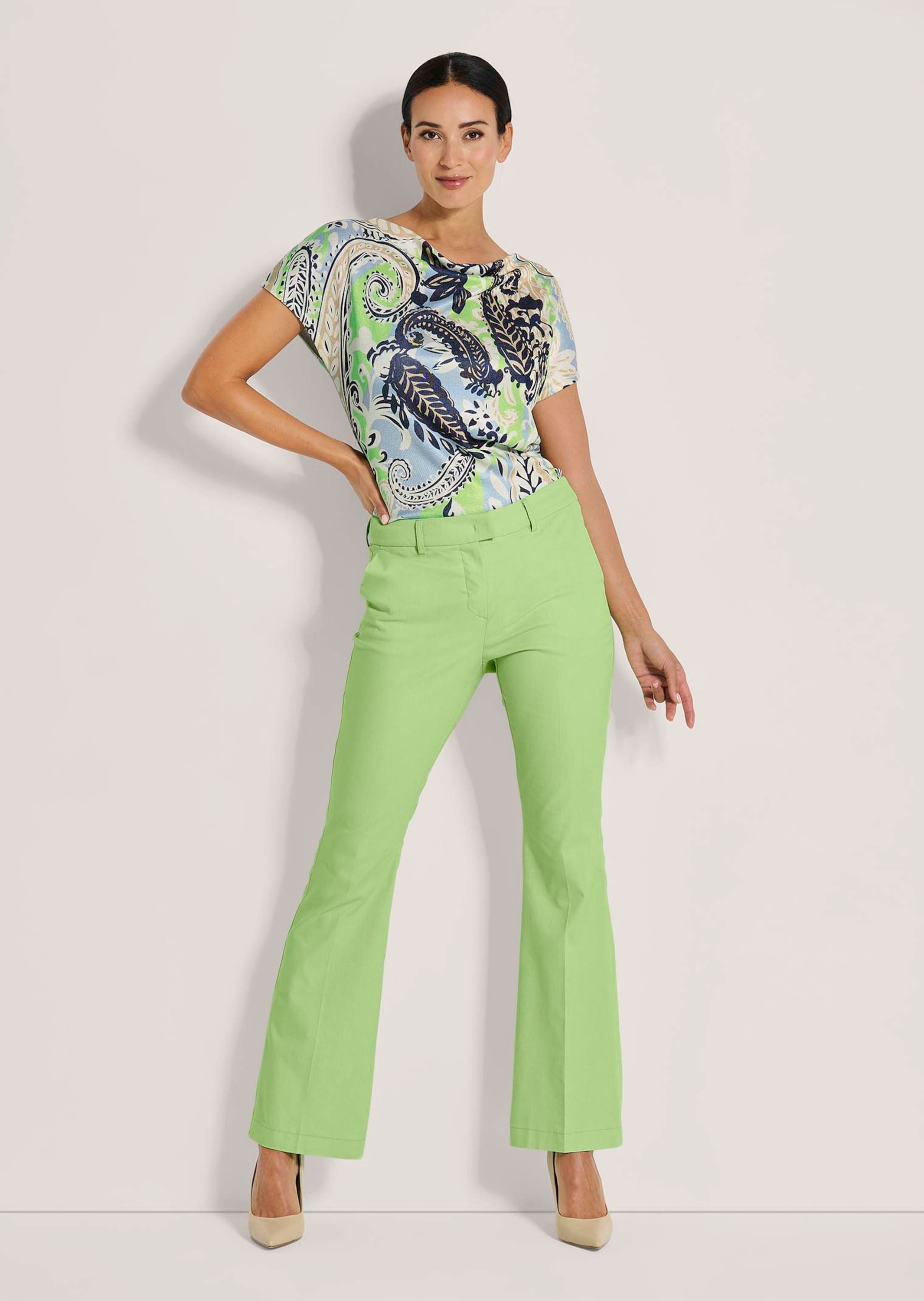 MADELEINE Bügelfaltenhose "Hose Leicht ausgestellte Bügelfalten-Hose" günstig online kaufen